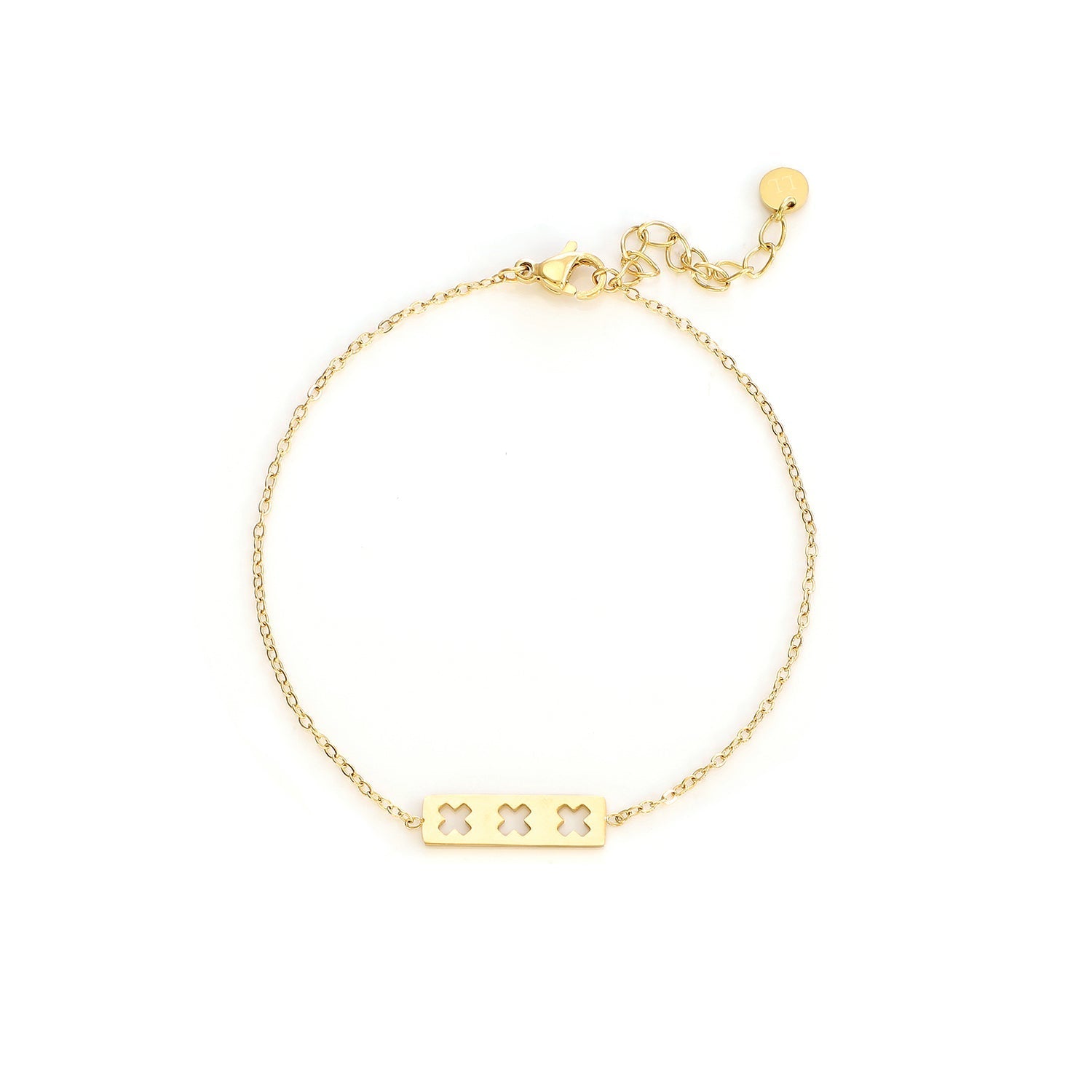 Armband XXX goud - Desieradenconcurrent.nl