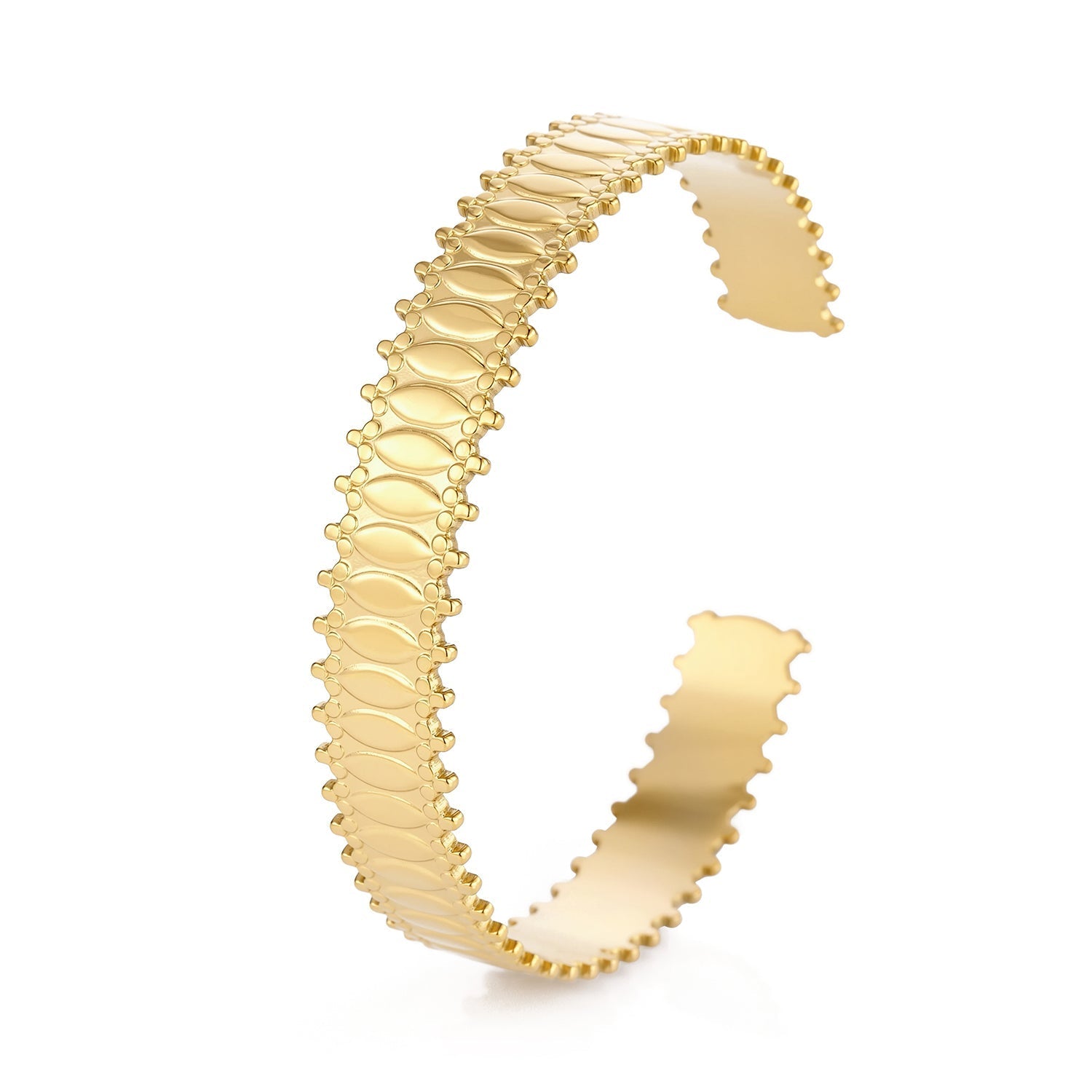 Bangle bolletjes bali goud - Desieradenconcurrent.nl