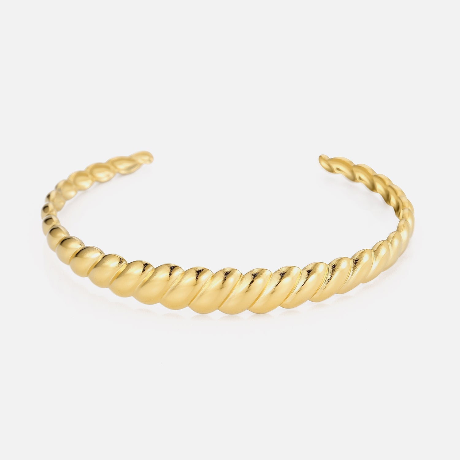 Bangle croissant goud - Desieradenconcurrent.nl