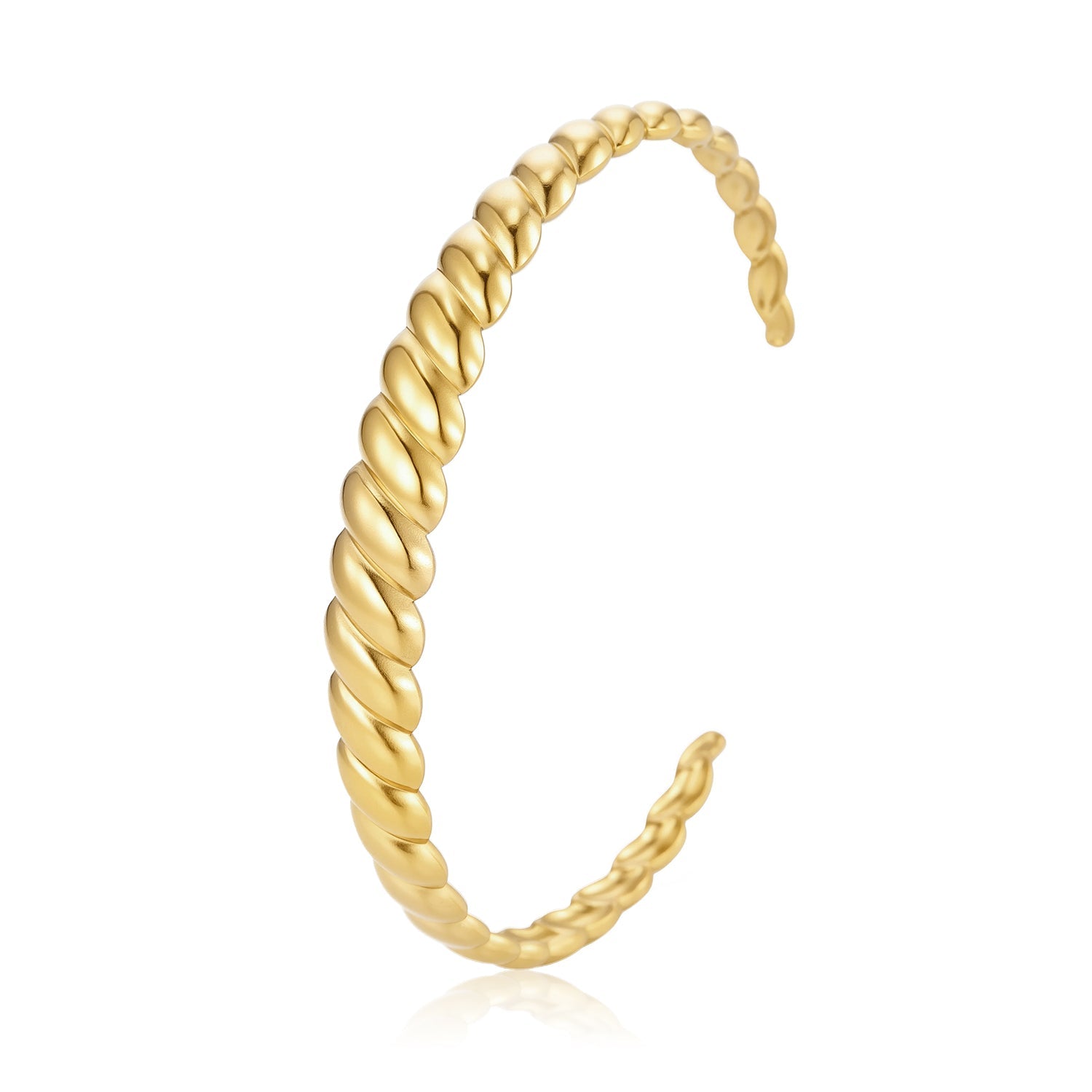 Bangle croissant goud - Desieradenconcurrent.nl