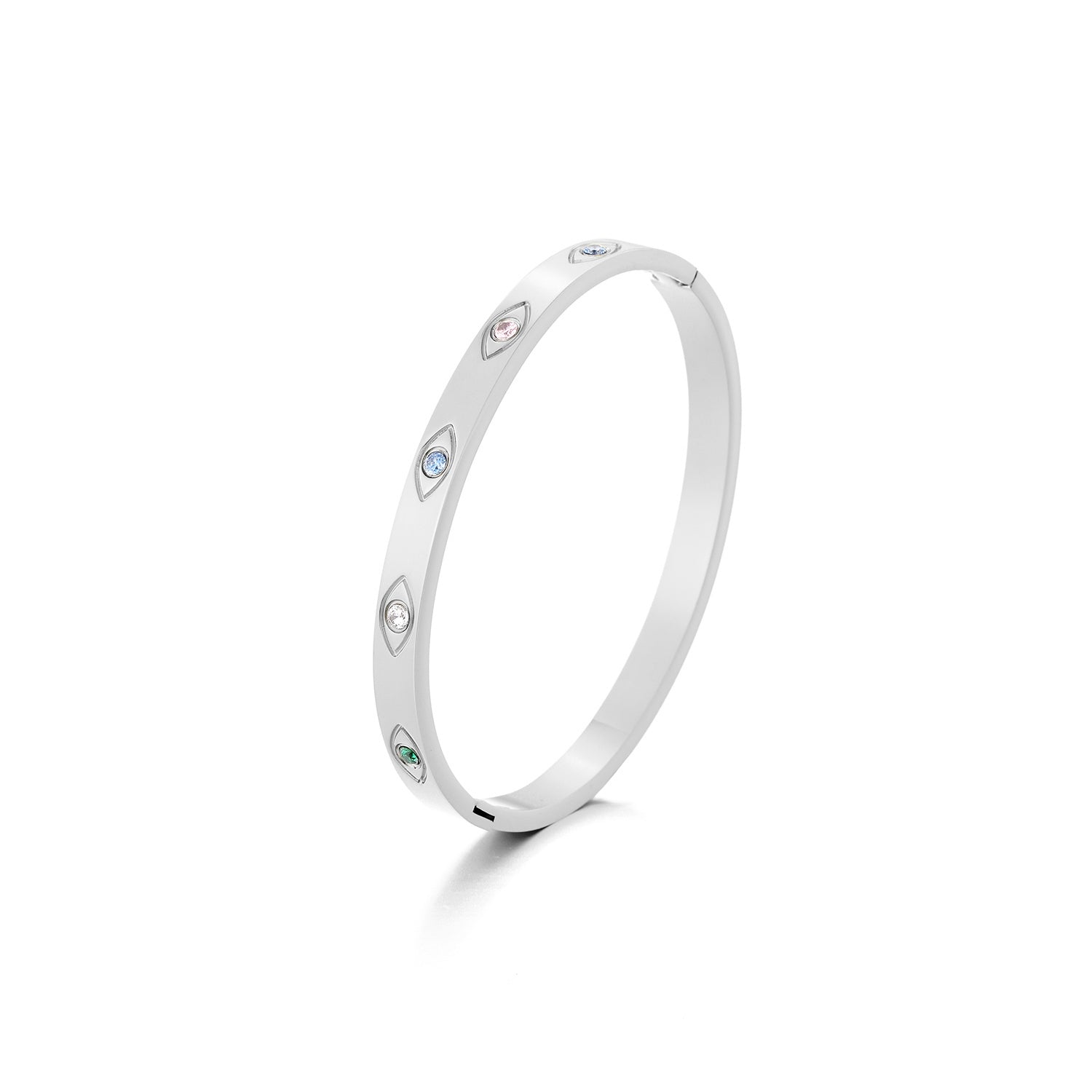 Bangle eye zilver - Desieradenconcurrent.nl