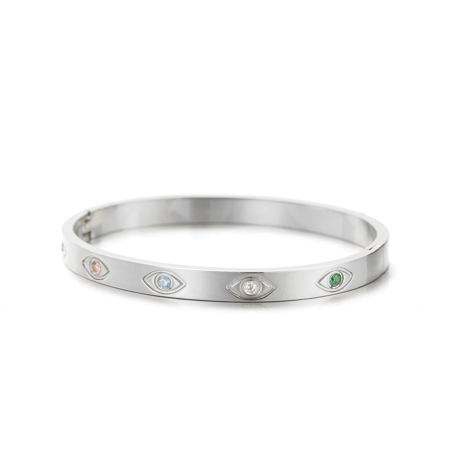Bangle eye zilver - Desieradenconcurrent.nl