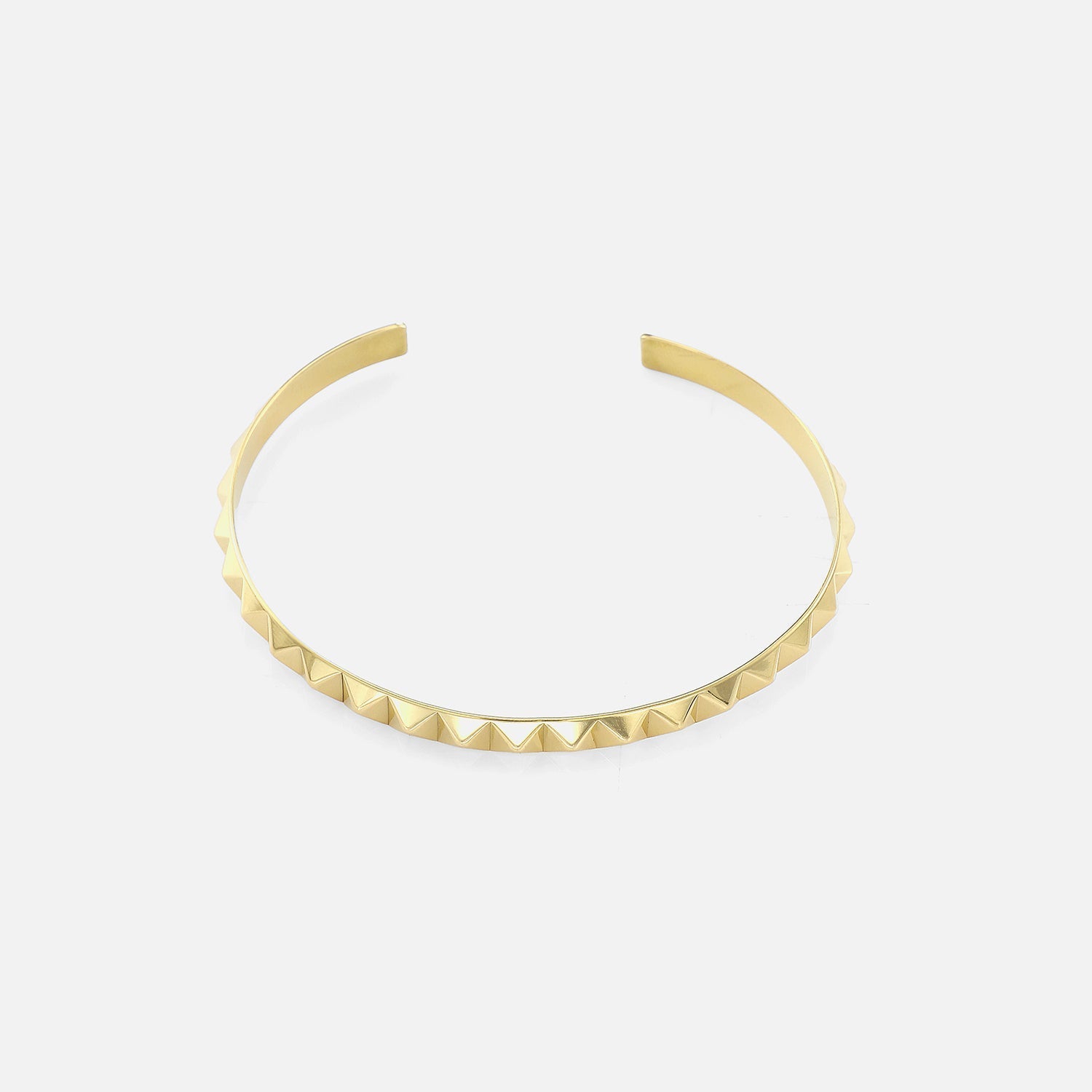 Bangle facetten goud - Desieradenconcurrent.nl