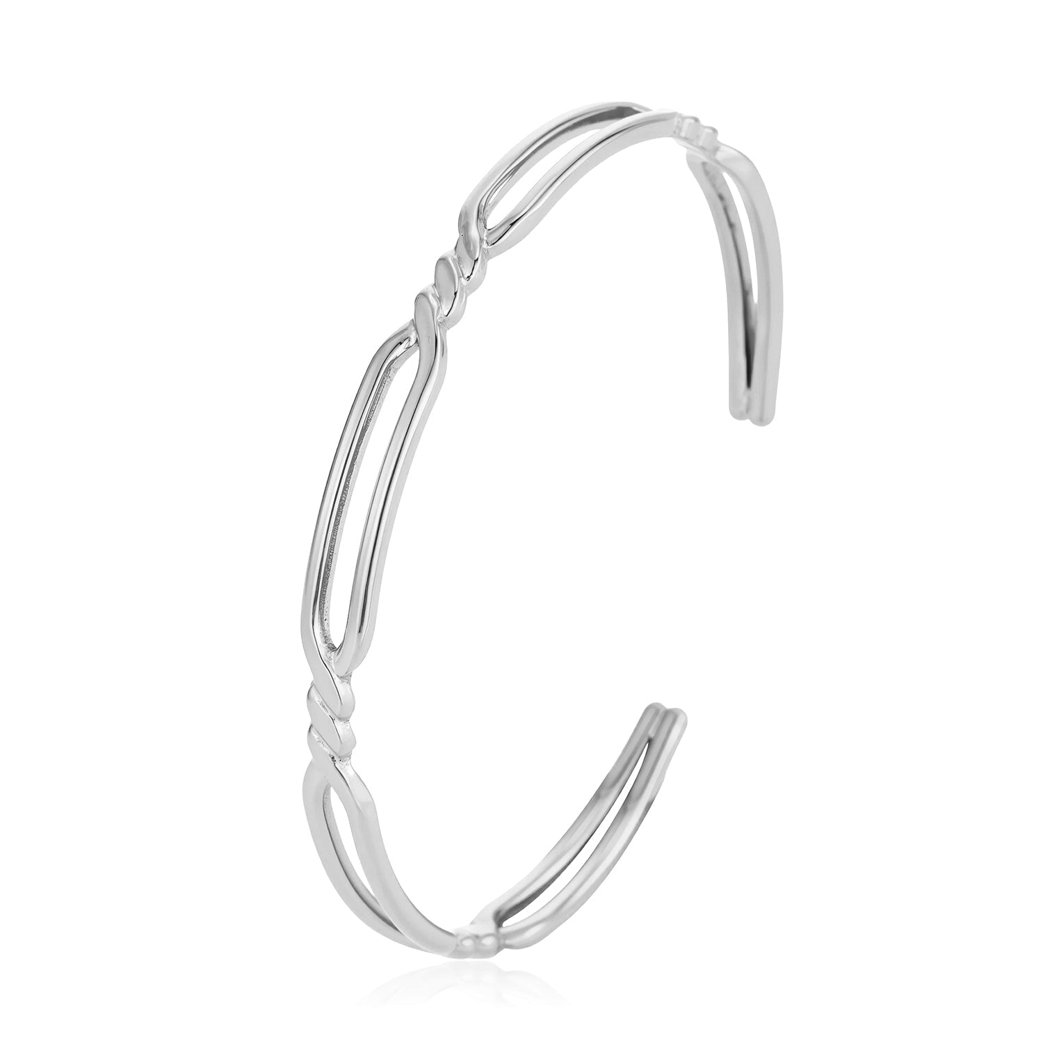 Bangle minimal zilver - Desieradenconcurrent.nl