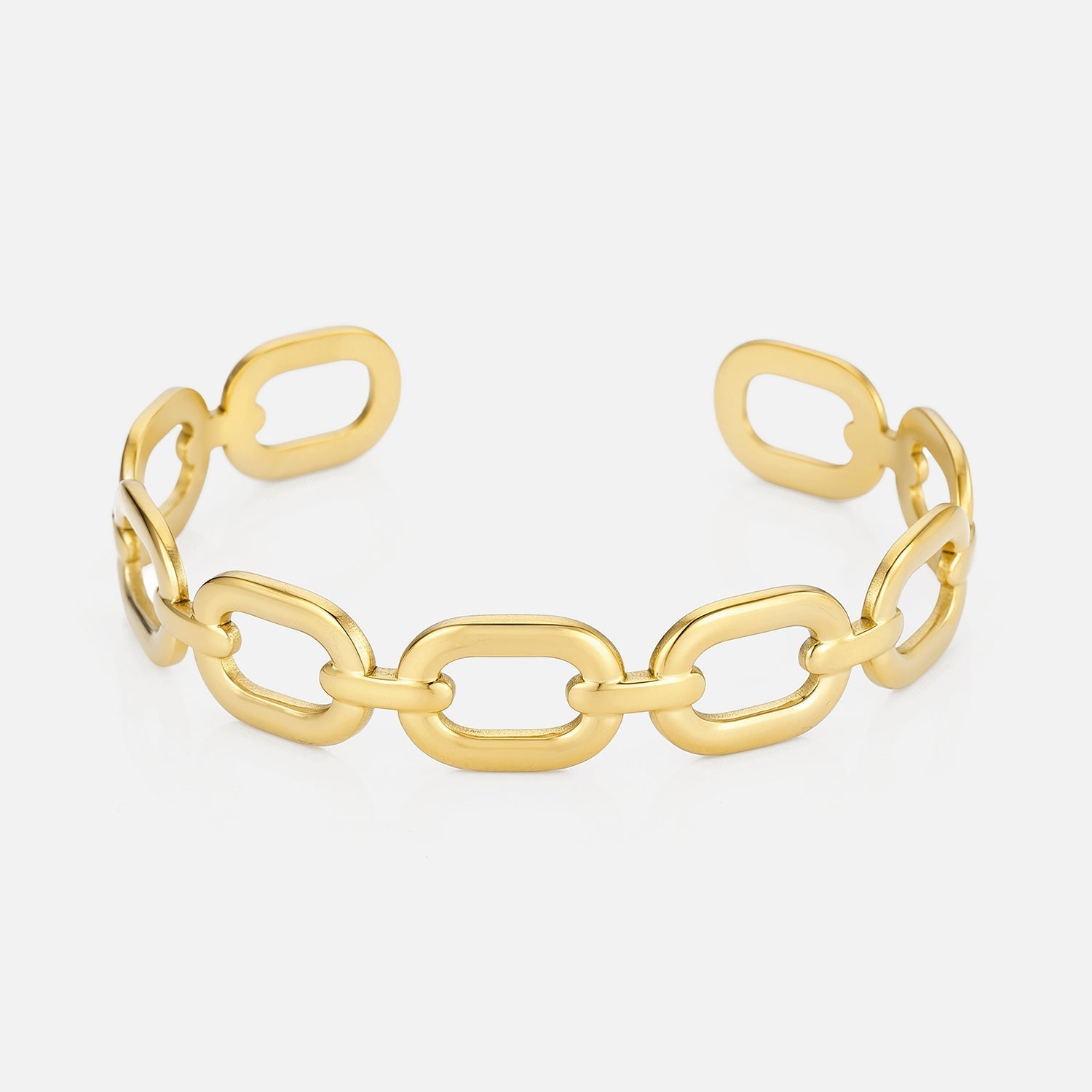 Bangle open schakels goud - Desieradenconcurrent.nl