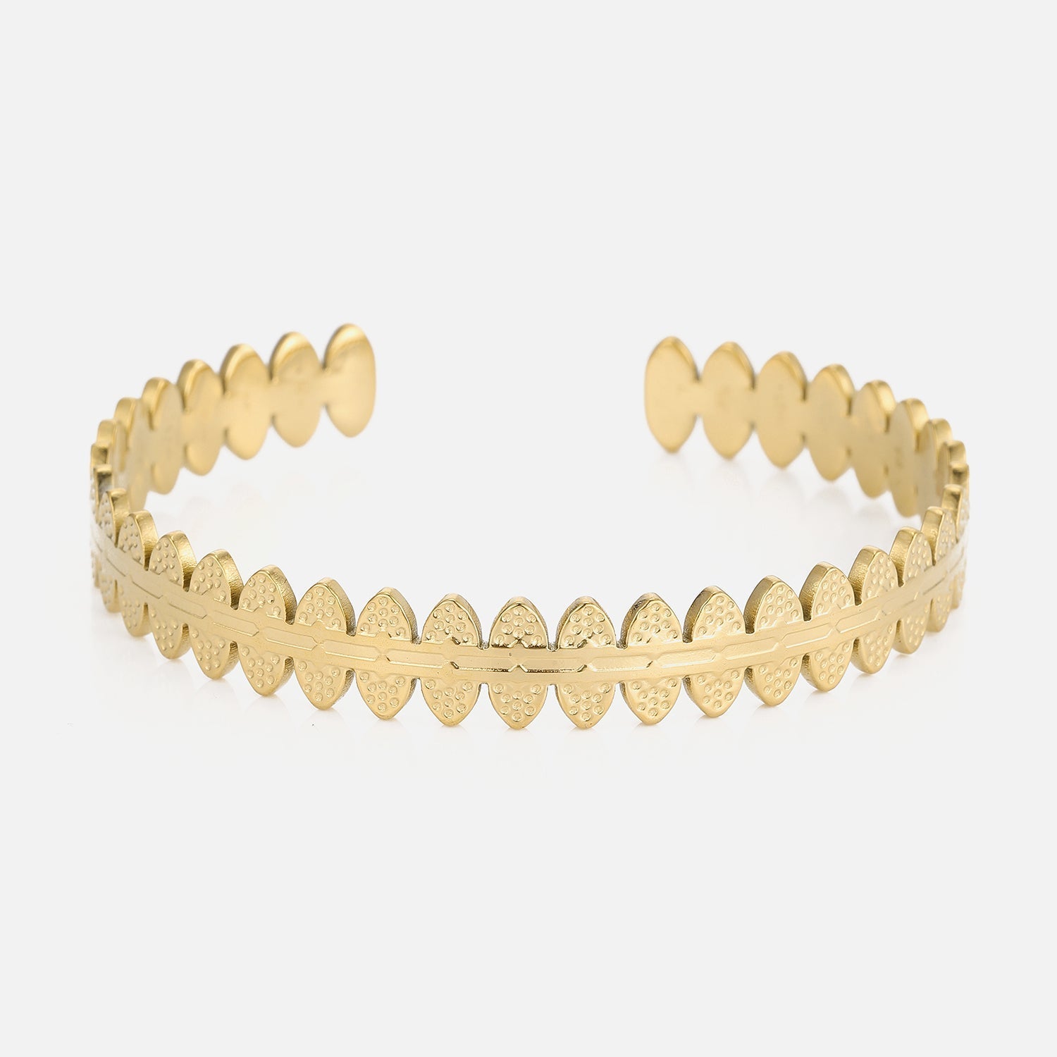 Bangle ovale vormen goud - Desieradenconcurrent.nl