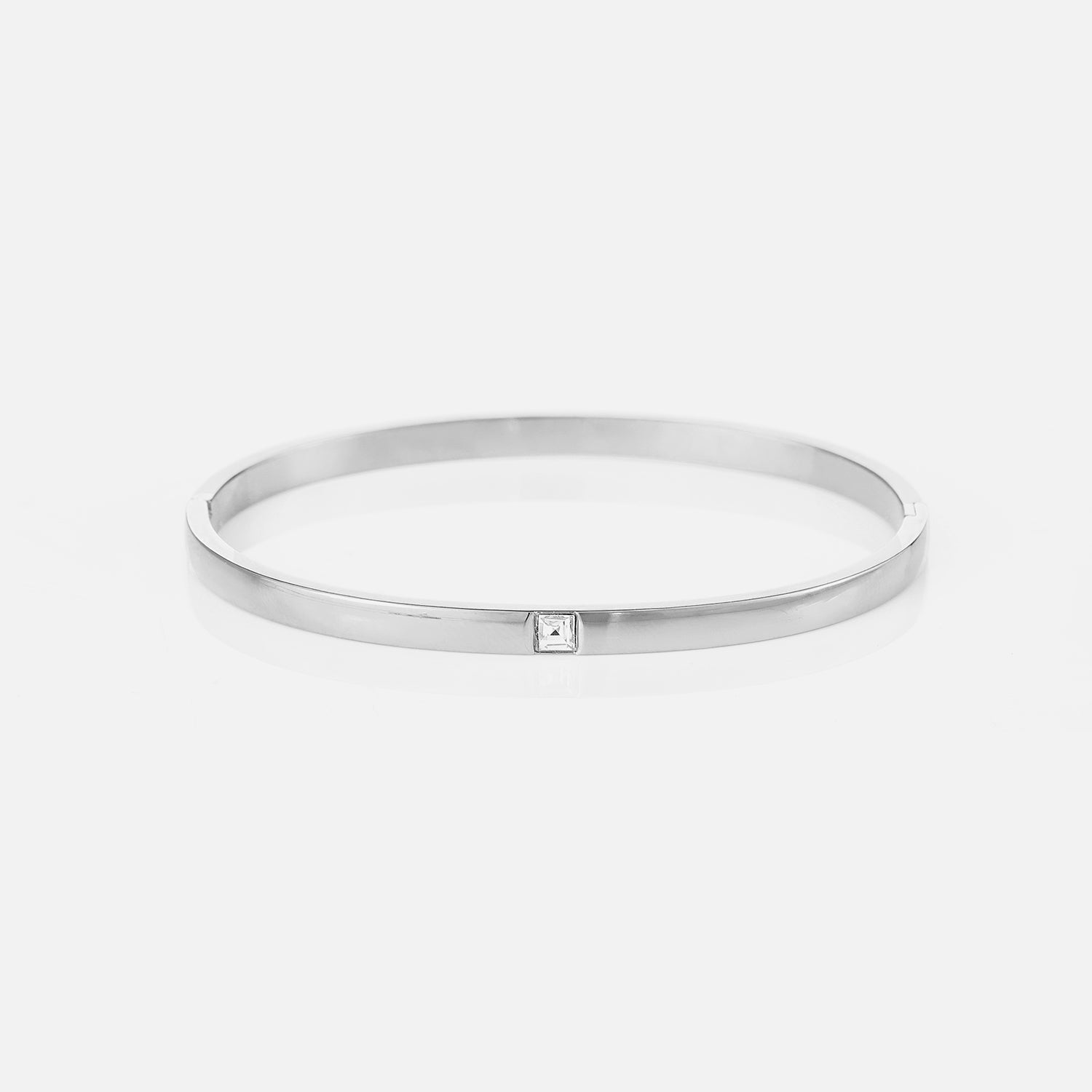 Bangle single star zilver - Desieradenconcurrent.nl
