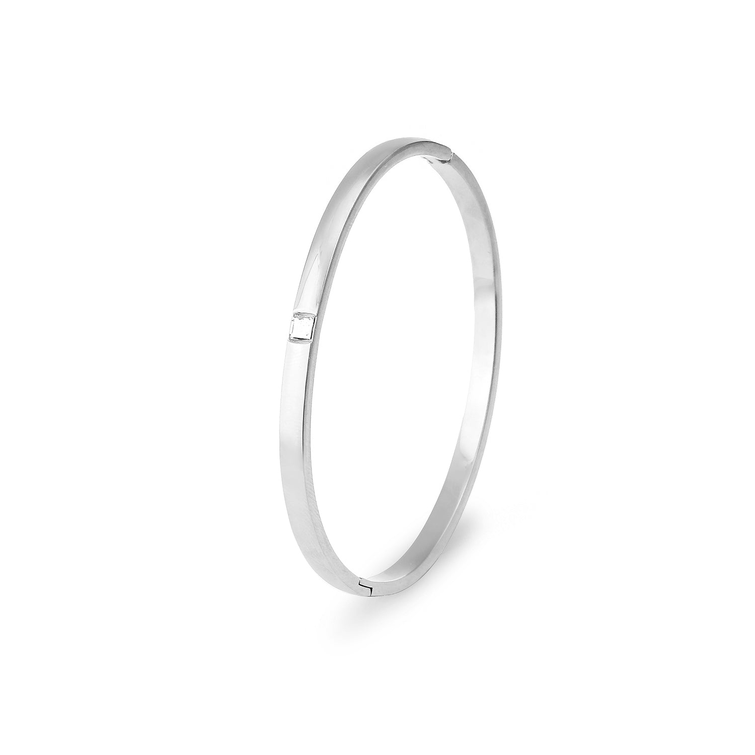 Bangle single star zilver - Desieradenconcurrent.nl