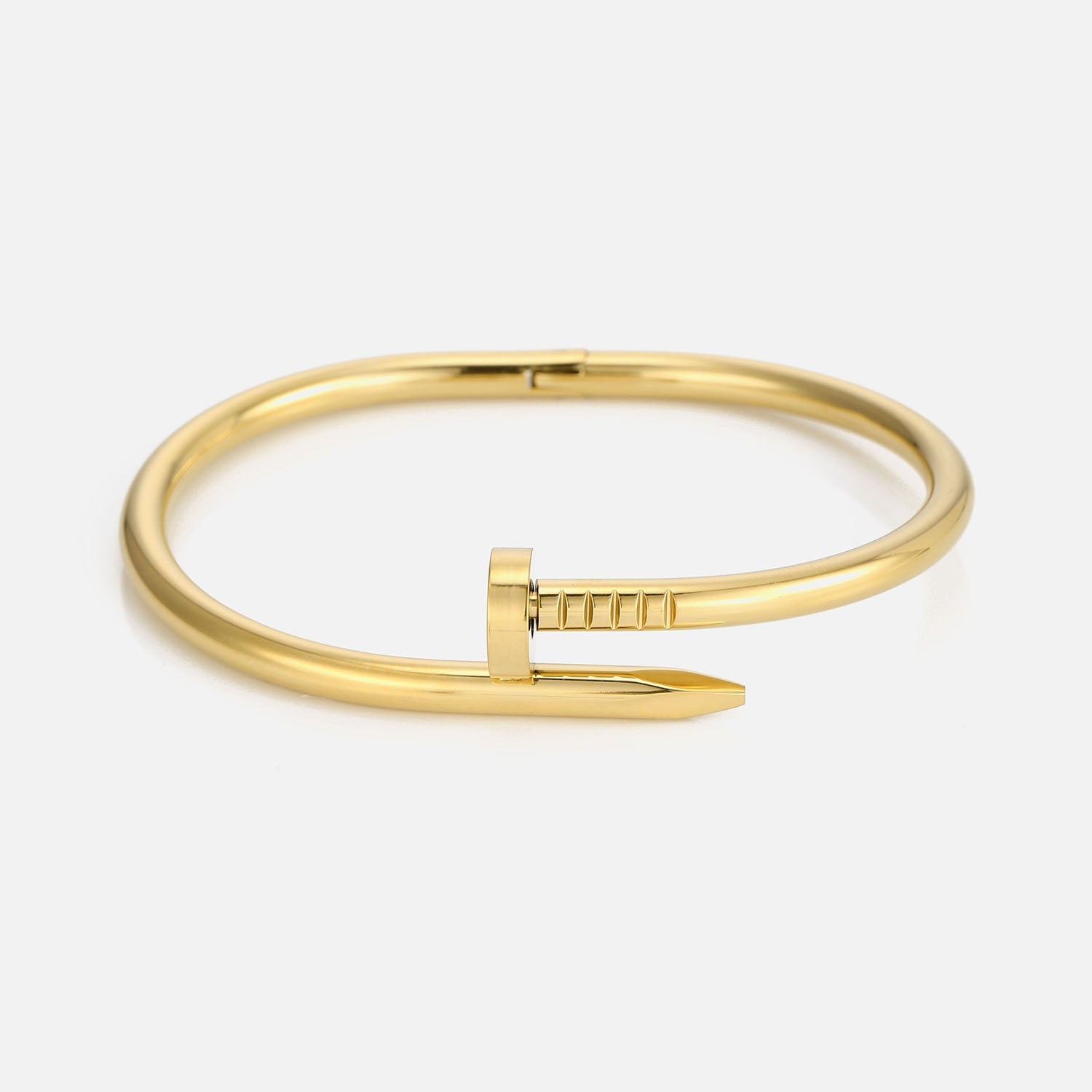 Bangle spijker goud - Desieradenconcurrent.nl