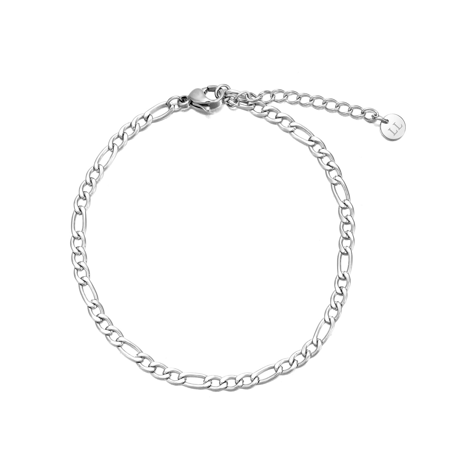Basic armband 3mm zilver - Desieradenconcurrent.nl