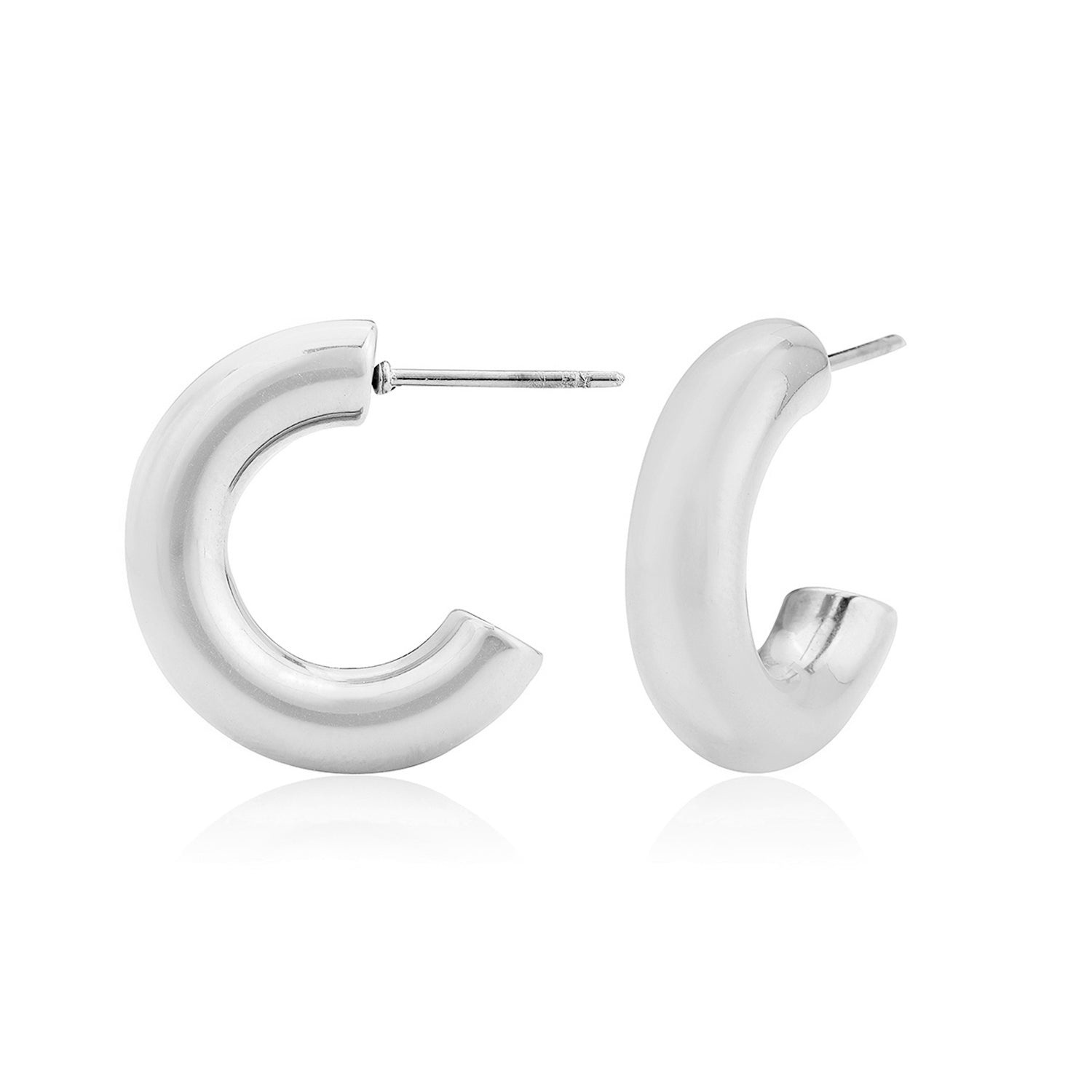 Basic creolen 23mm zilver - Desieradenconcurrent.nl