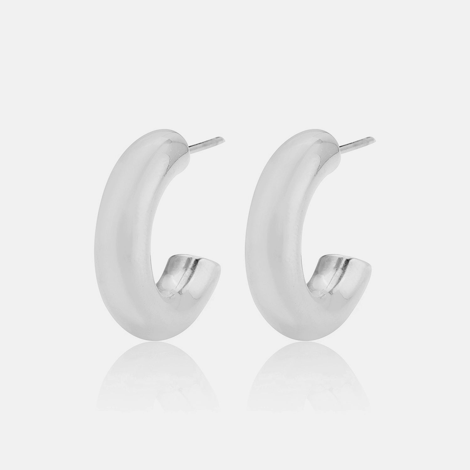 Basic creolen 23mm zilver - Desieradenconcurrent.nl