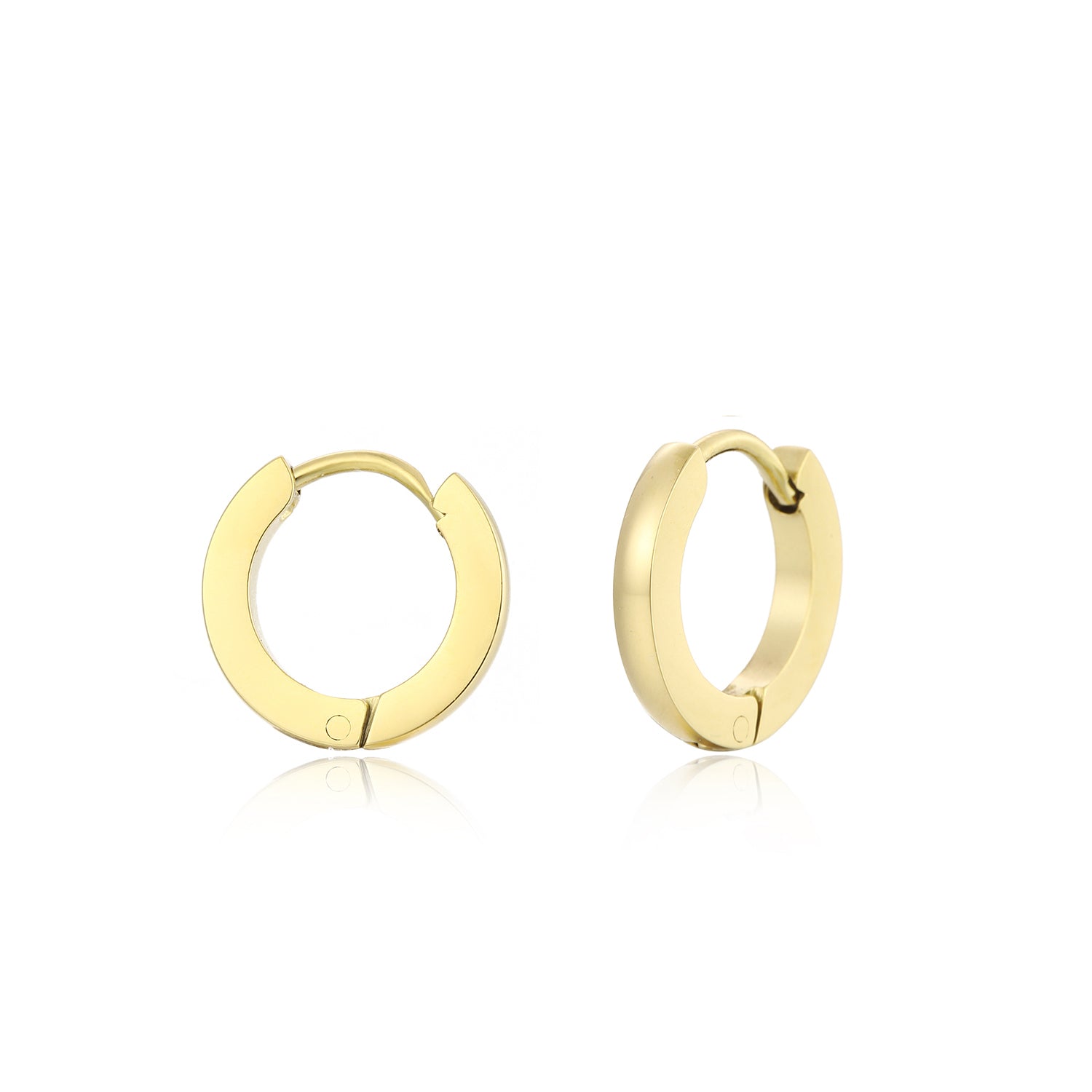 Basic creool oorbellen klein goud - Desieradenconcurrent.nl
