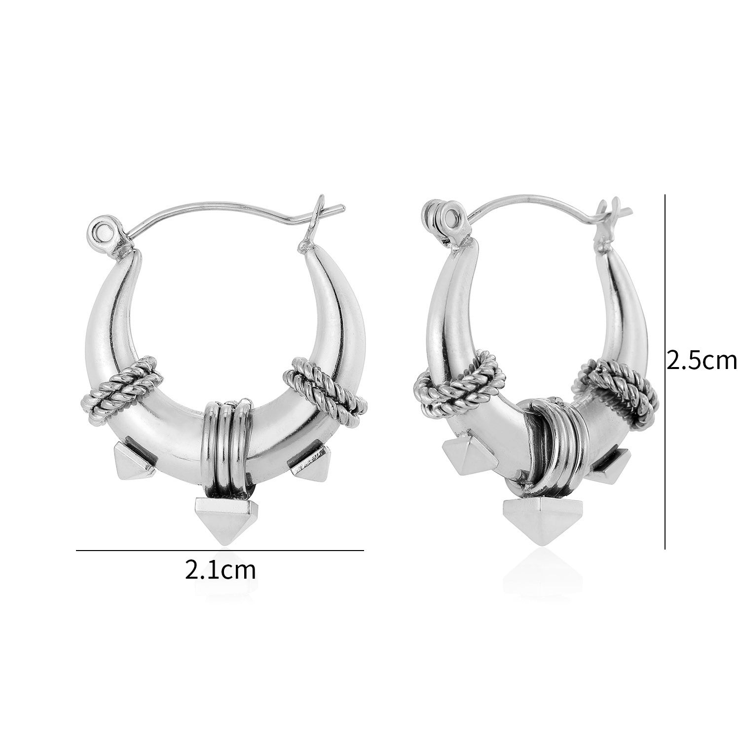 Boho bliss oorbellen zilver - Desieradenconcurrent.nl