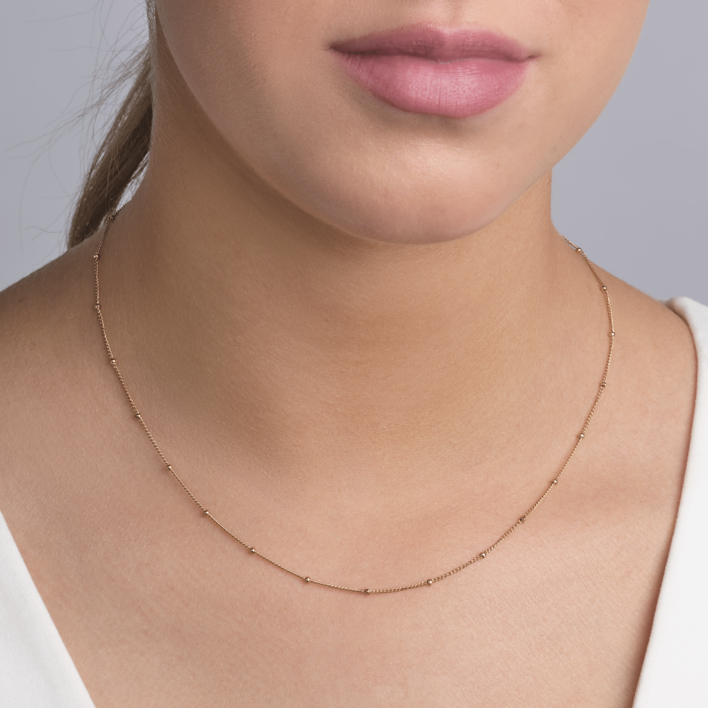 Bolletjes ketting goud - Desieradenconcurrent.nl
