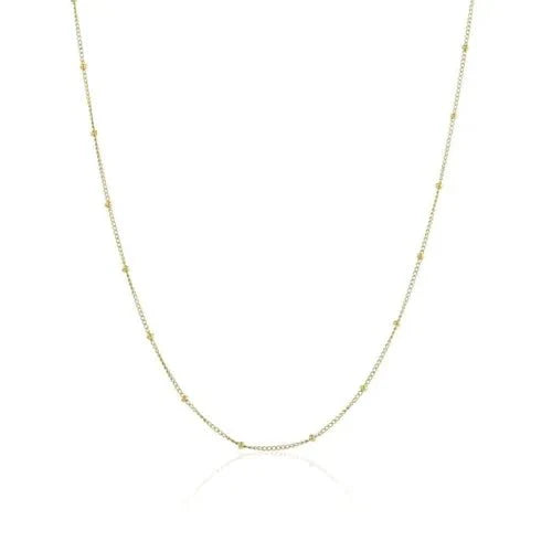 Bolletjes ketting goud - Desieradenconcurrent.nl