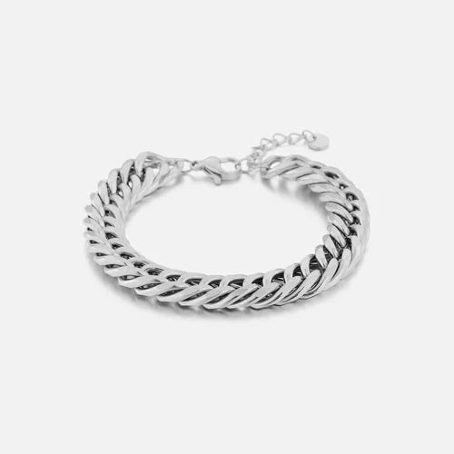 Chunky armband 9mm zilver - Desieradenconcurrent.nl