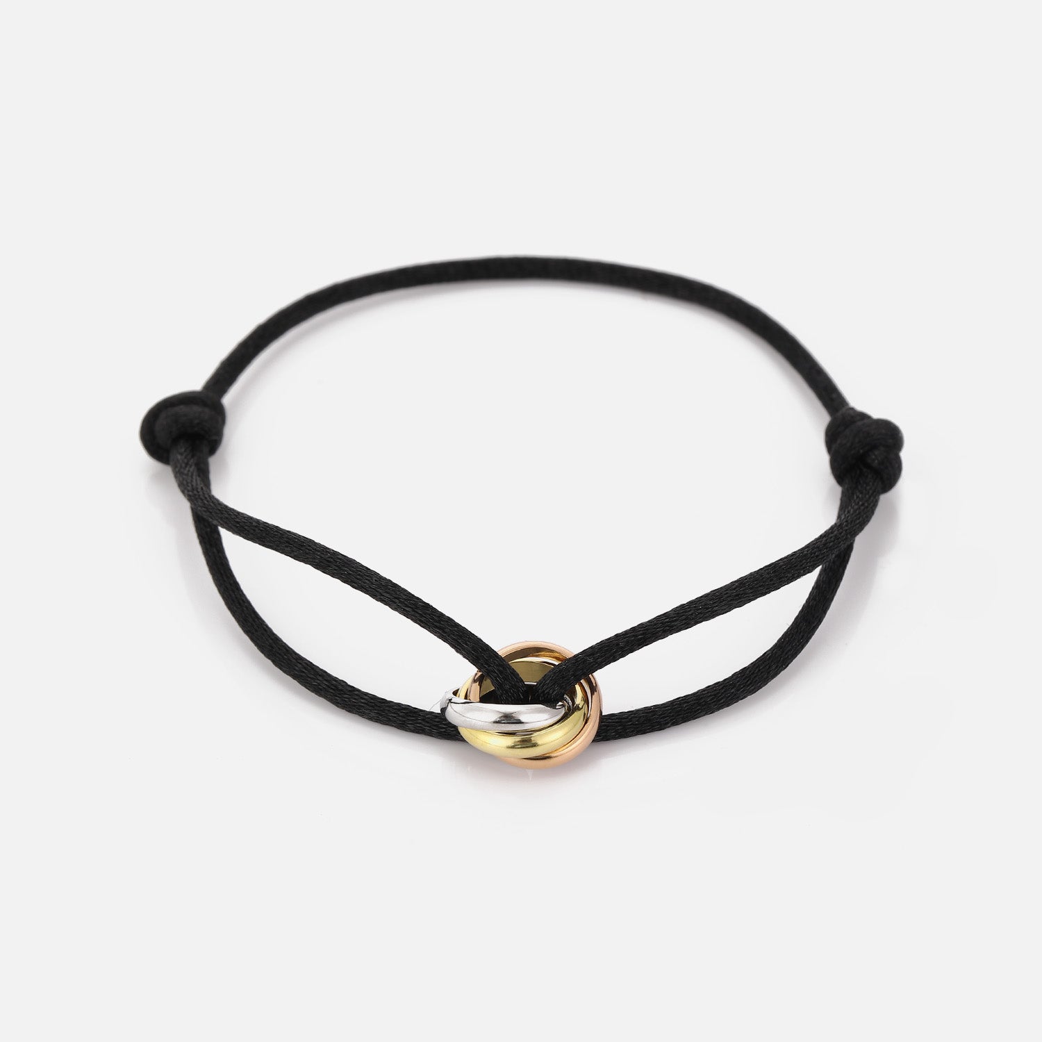 Connected armband trinity goud - Desieradenconcurrent.nl
