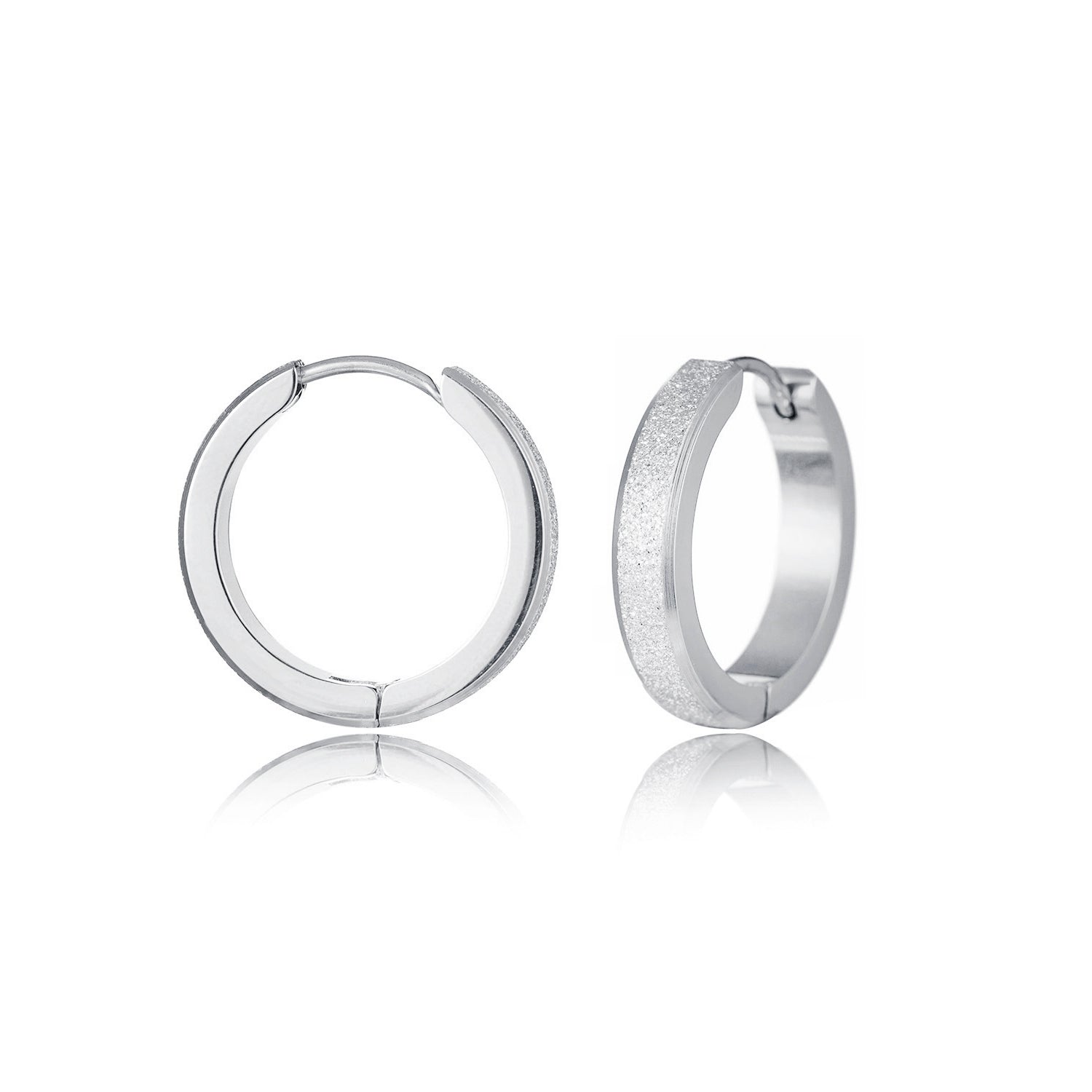 Creolen shine zilver groot - Desieradenconcurrent.nl