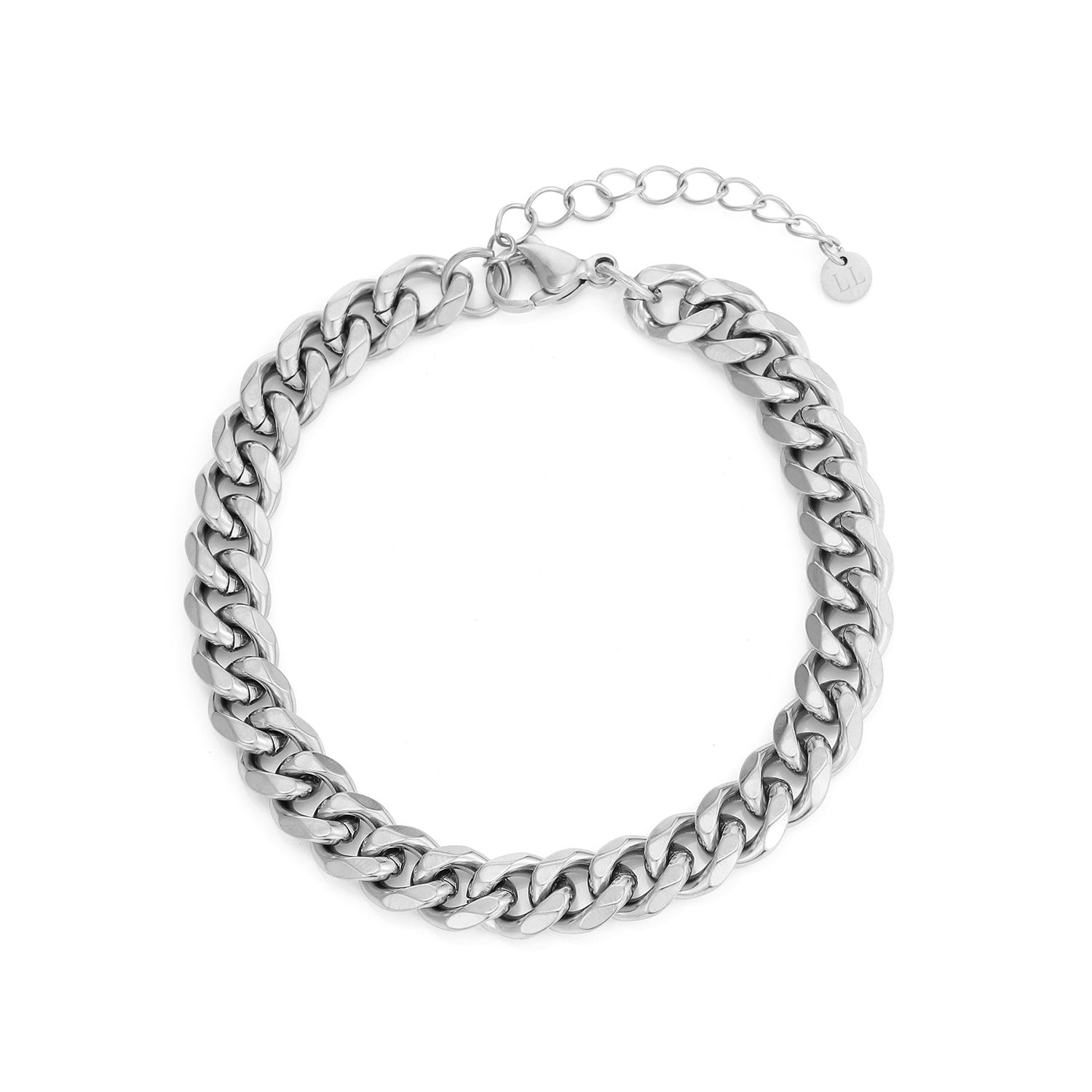 Cuban armband 8mm Zilver - Desieradenconcurrent.nl
