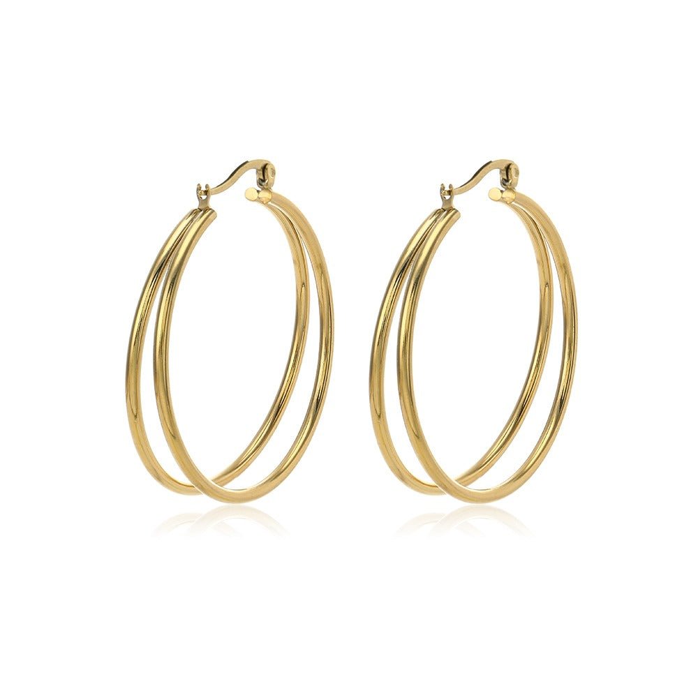 Dubbel hoops goud - Desieradenconcurrent.nl