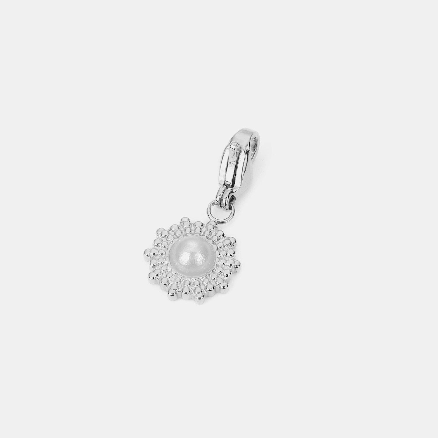 DYO Bloem met parel zilver - Desieradenconcurrent.nl