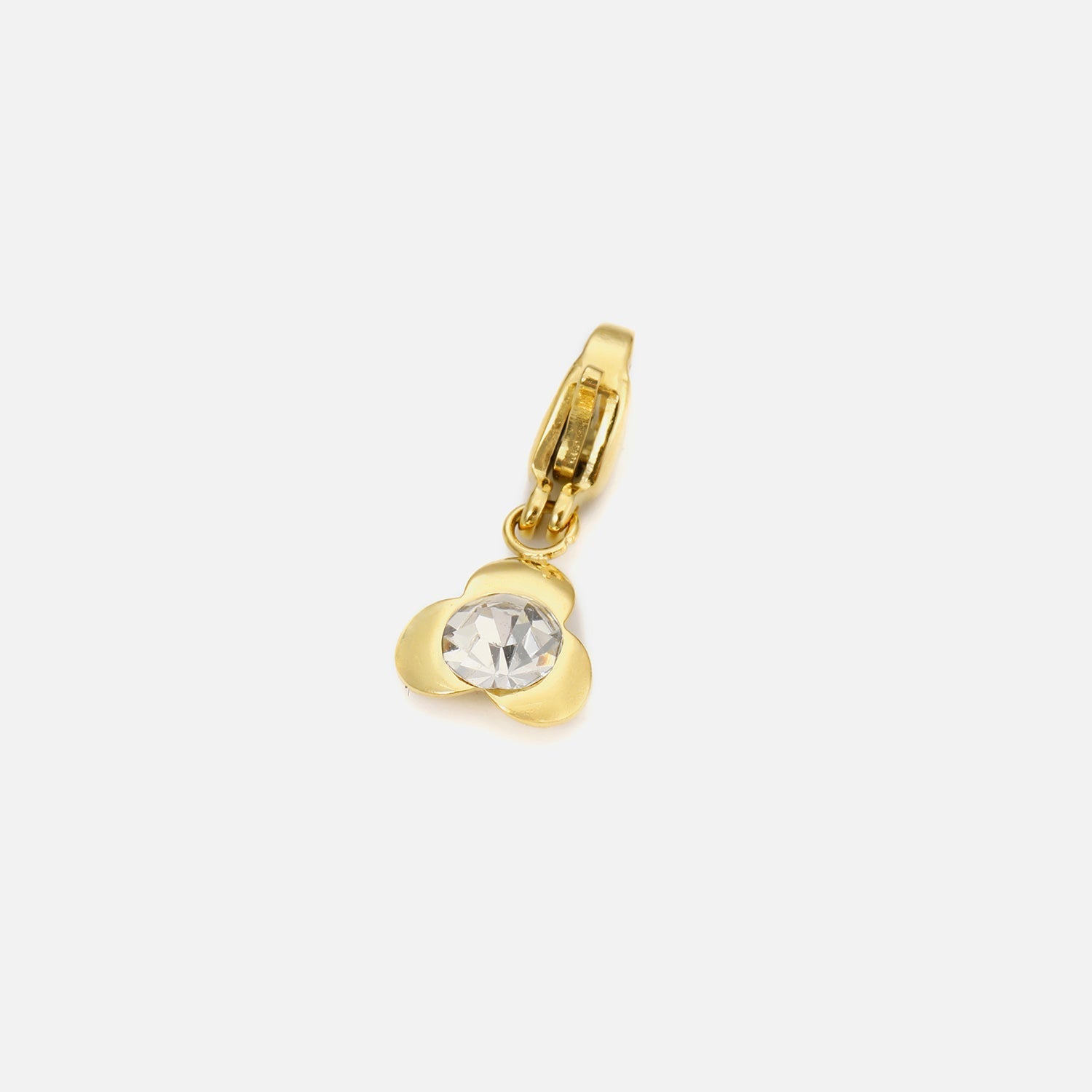 DYO Bloem met steentje goud - Desieradenconcurrent.nl