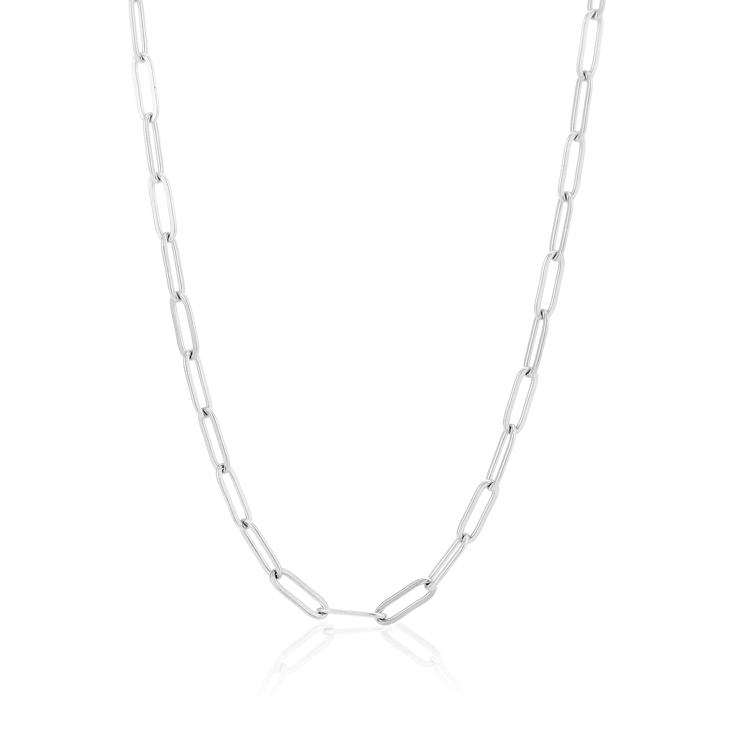 DYO Ketting paperclip zilver - Desieradenconcurrent.nl
