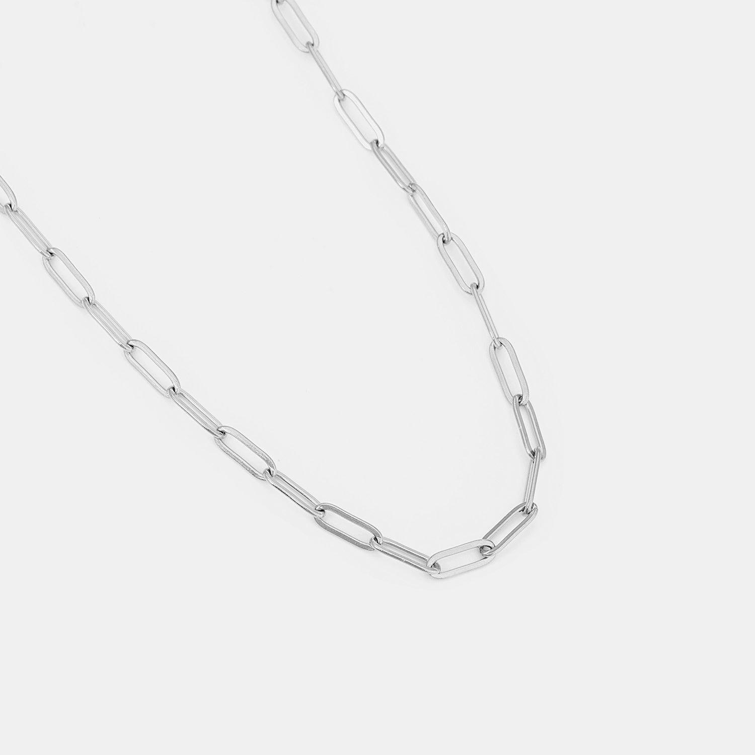 DYO Ketting paperclip zilver - Desieradenconcurrent.nl
