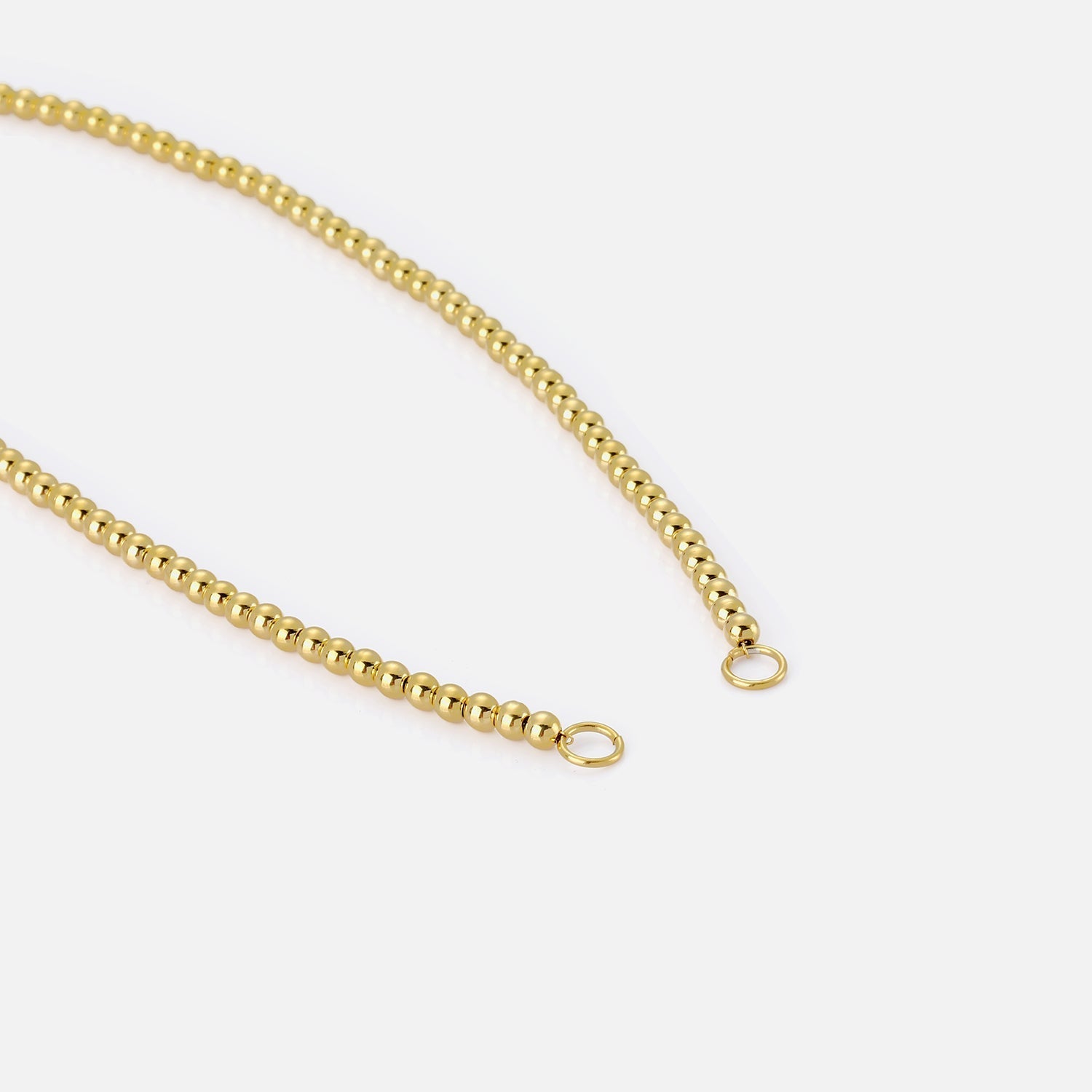 DYO premium bolletjes ketting goud - Desieradenconcurrent.nl