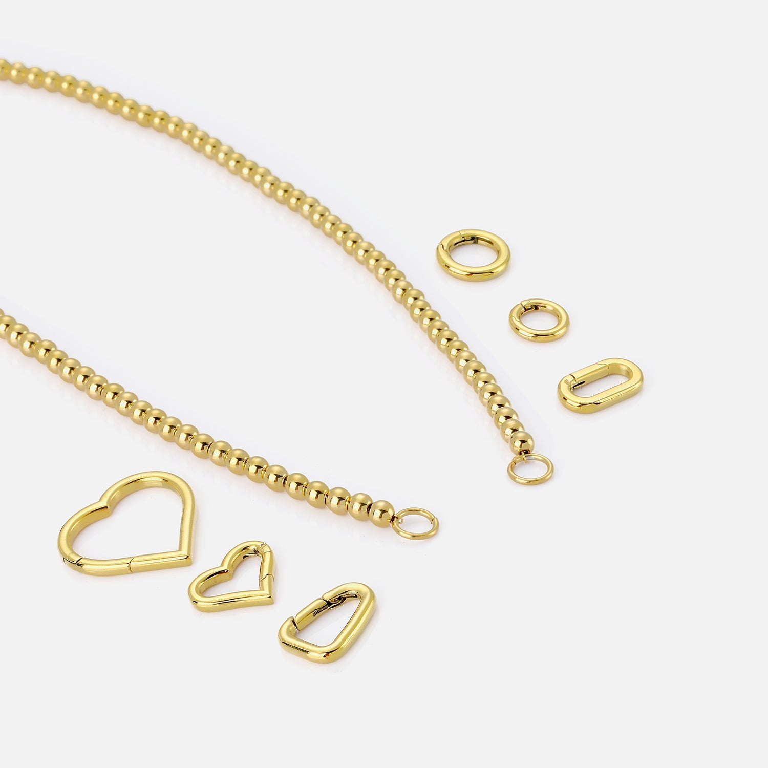 DYO premium bolletjes ketting goud - Desieradenconcurrent.nl