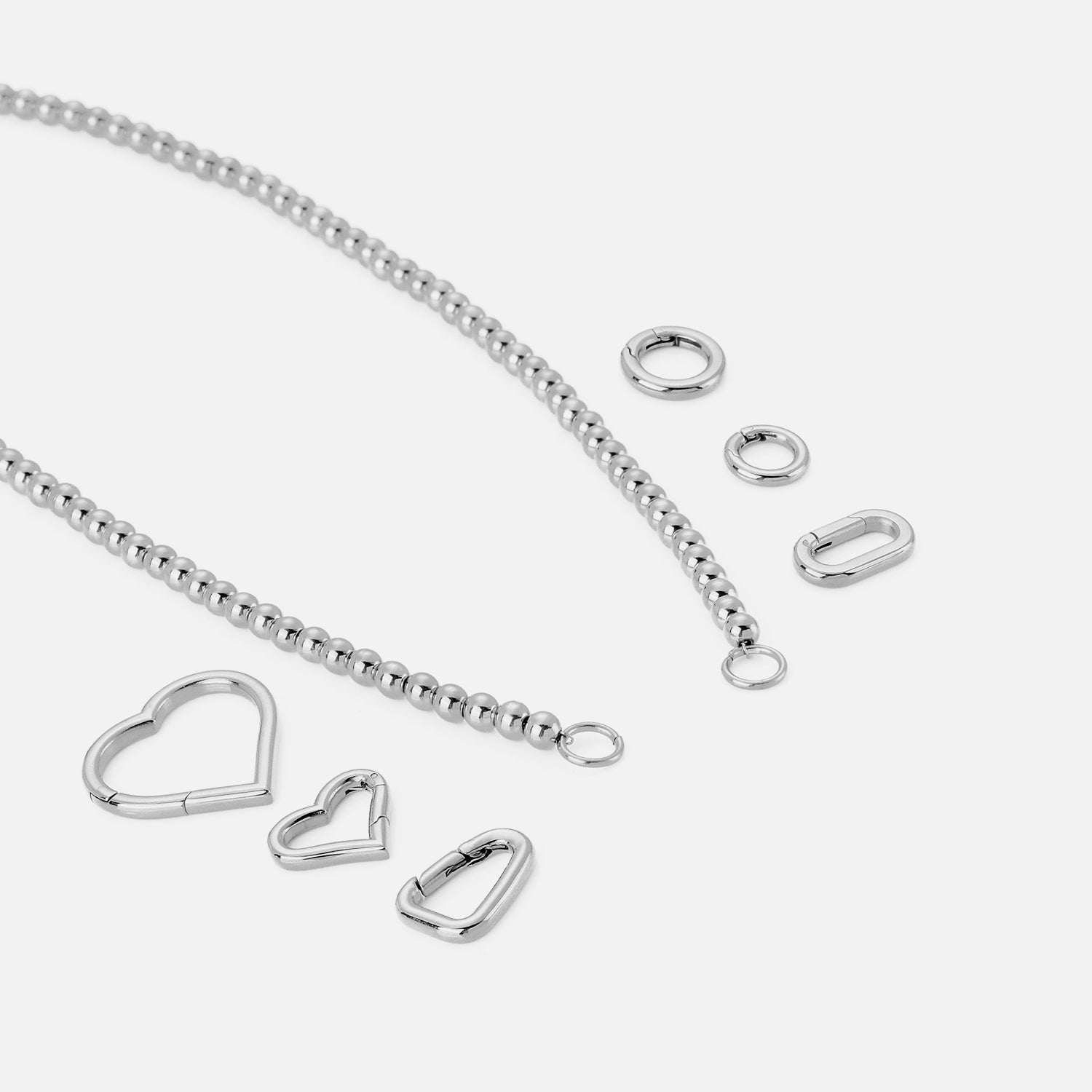 DYO premium bolletjes ketting zilver - Desieradenconcurrent.nl