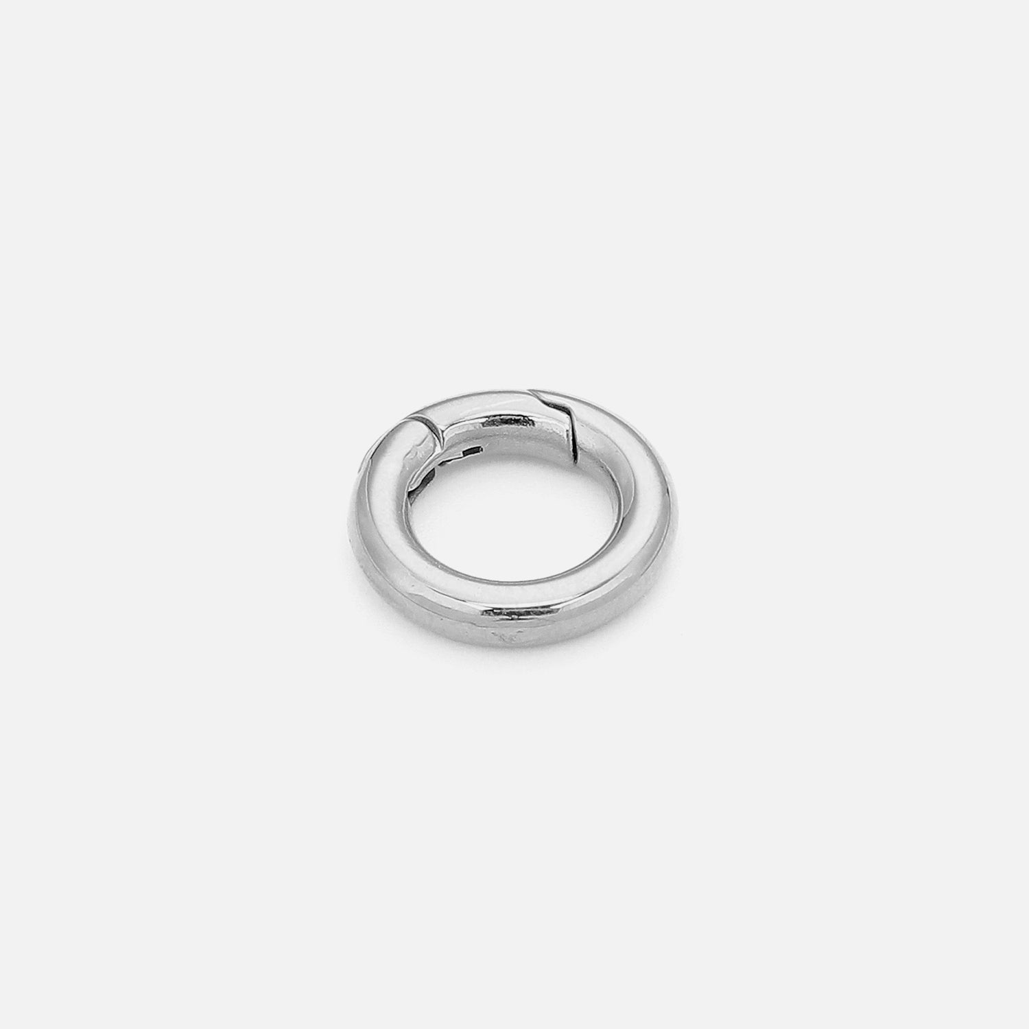 DYO Premium clip rond groot zilver - Desieradenconcurrent.nl
