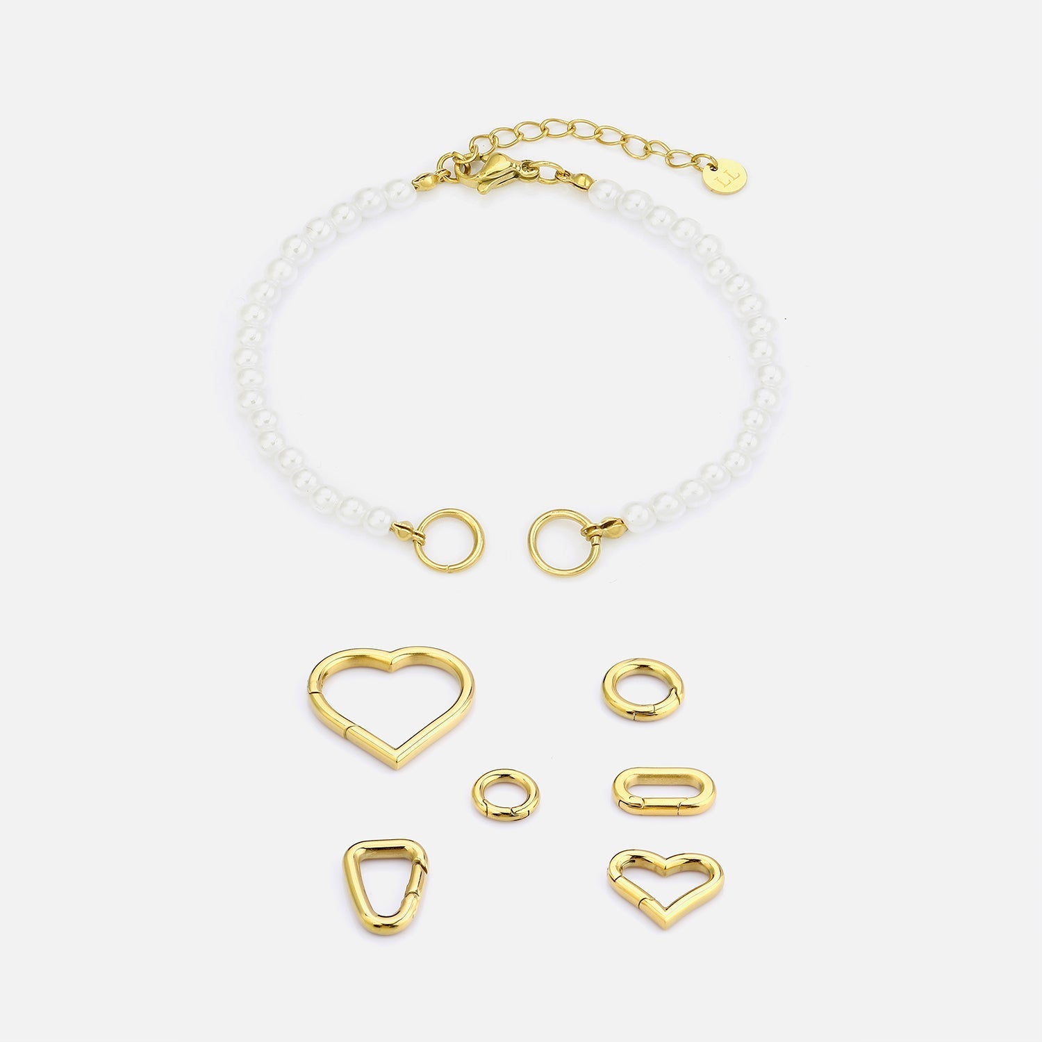 DYO Premium parel armband goud - Desieradenconcurrent.nl