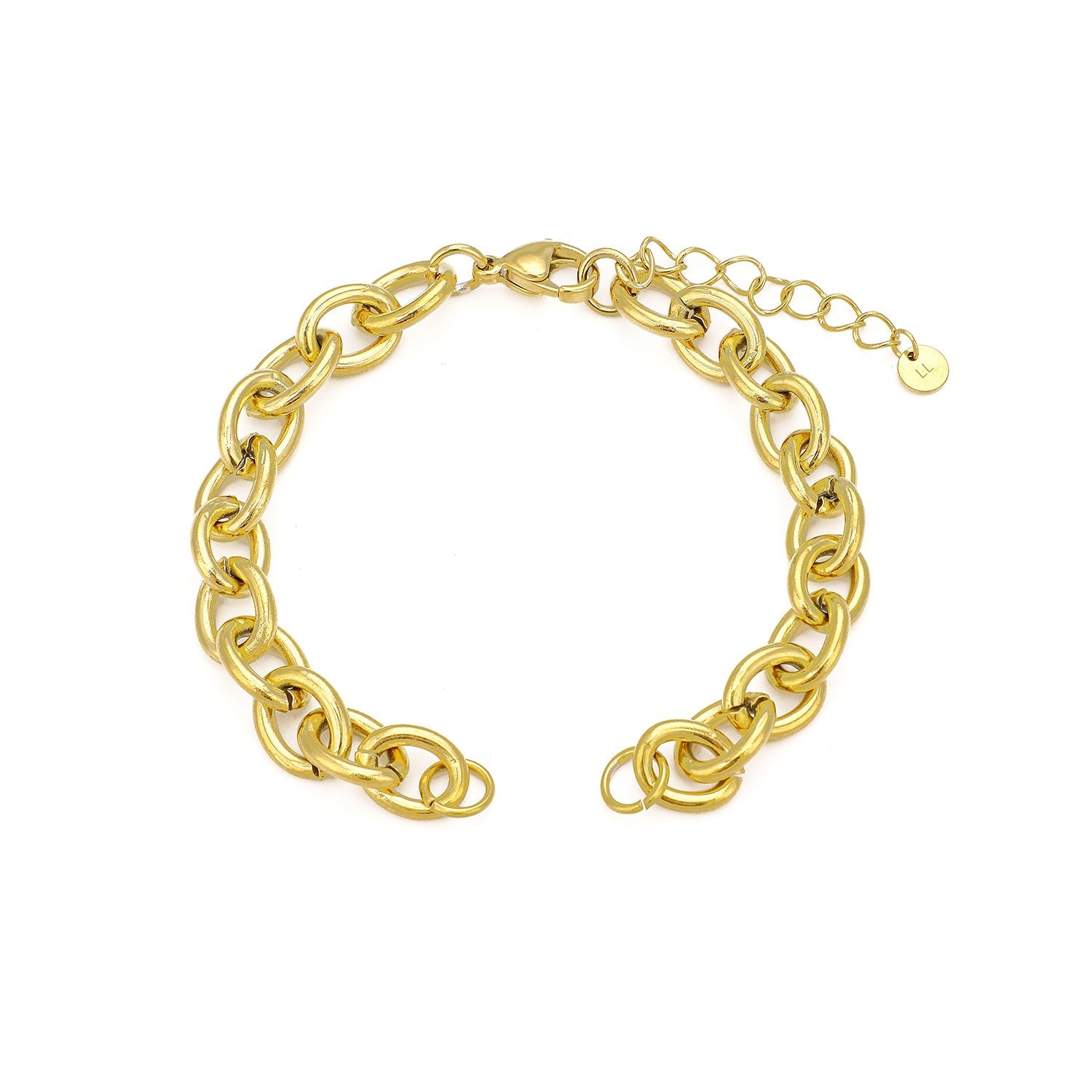 DYO Premium robuust armband goud - Desieradenconcurrent.nl