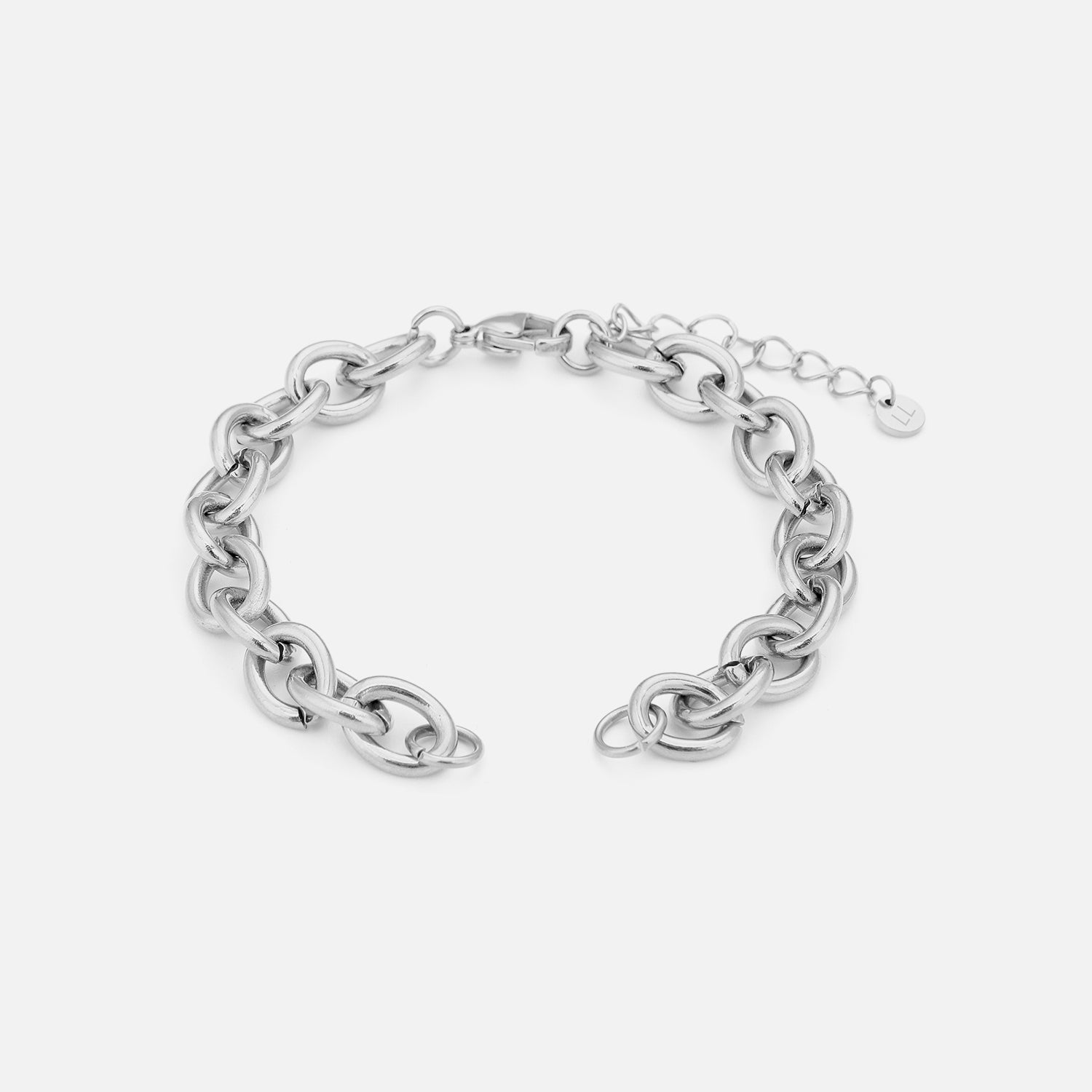 DYO Premium robuust armband zilver - Desieradenconcurrent.nl