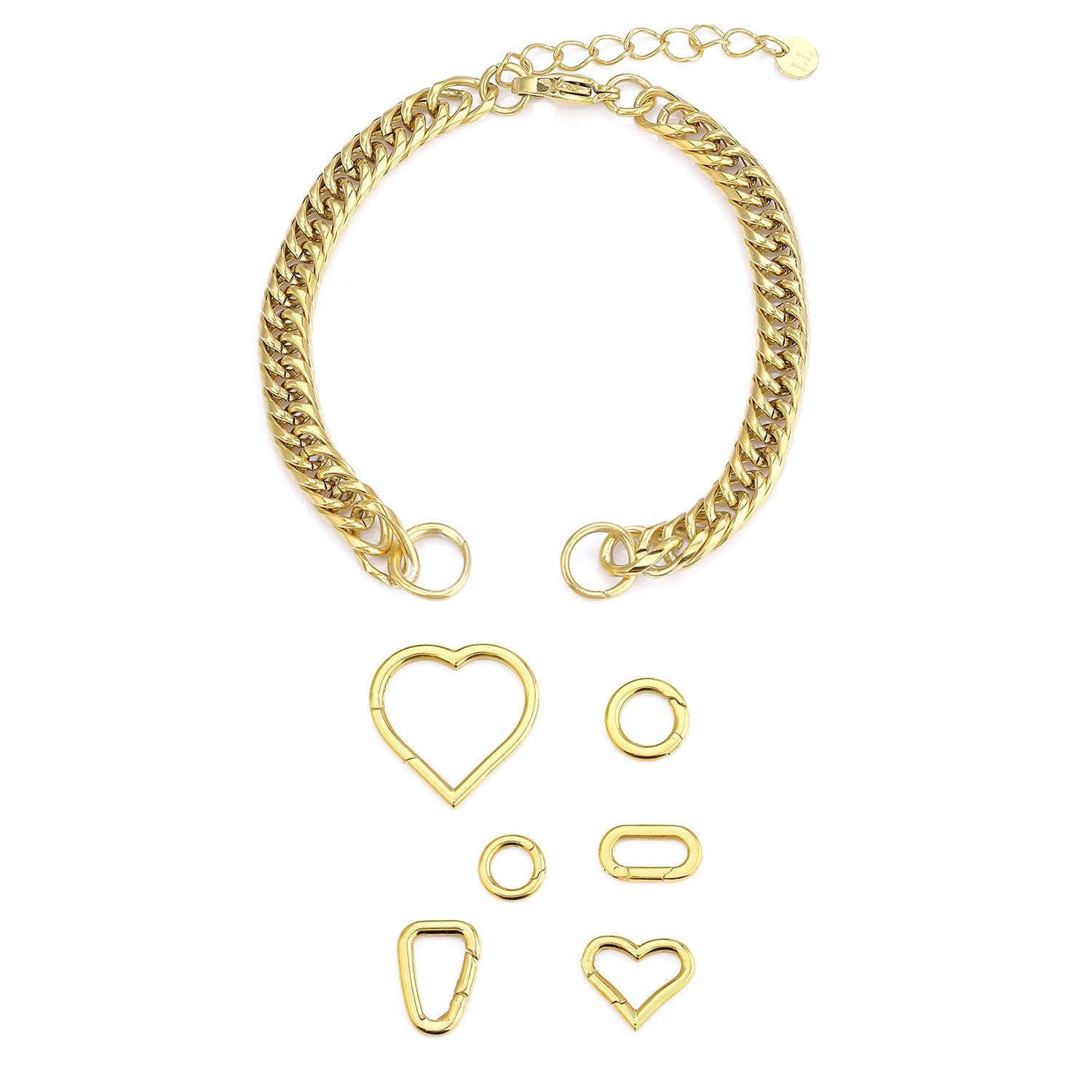 DYO Premium schakel armband goud - Desieradenconcurrent.nl