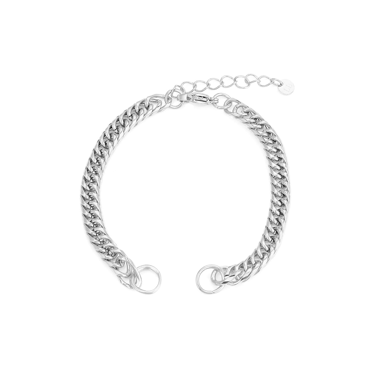 DYO Premium schakel armband zilver - Desieradenconcurrent.nl