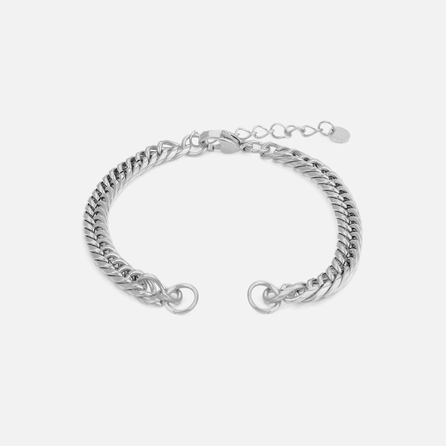 DYO Premium schakel armband zilver - Desieradenconcurrent.nl