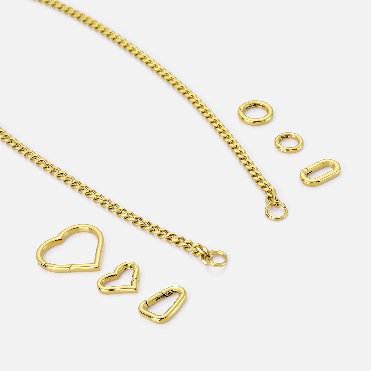 DYO premium schakelketting 3mm goud - Desieradenconcurrent.nl