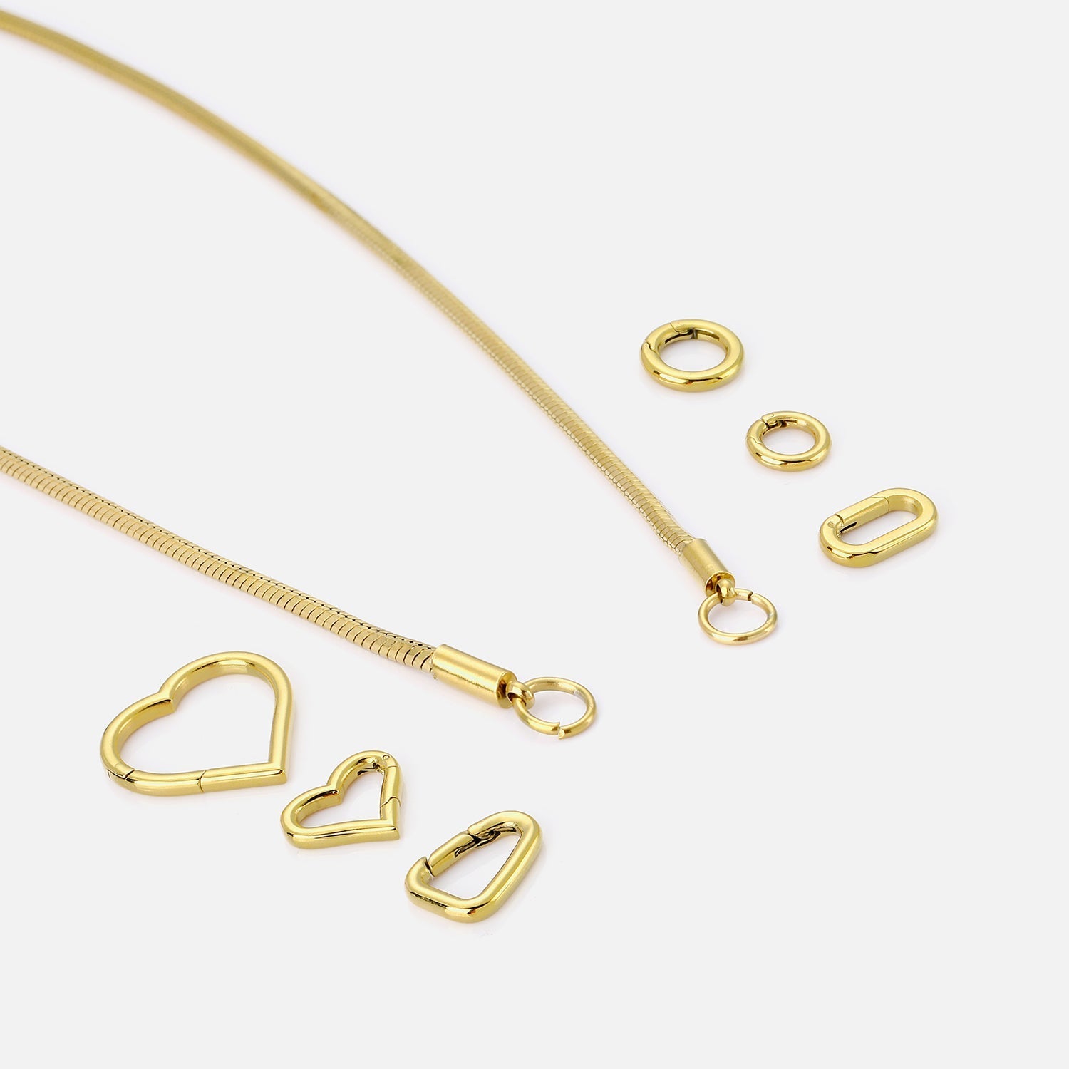 DYO premium slang ketting goud - Desieradenconcurrent.nl