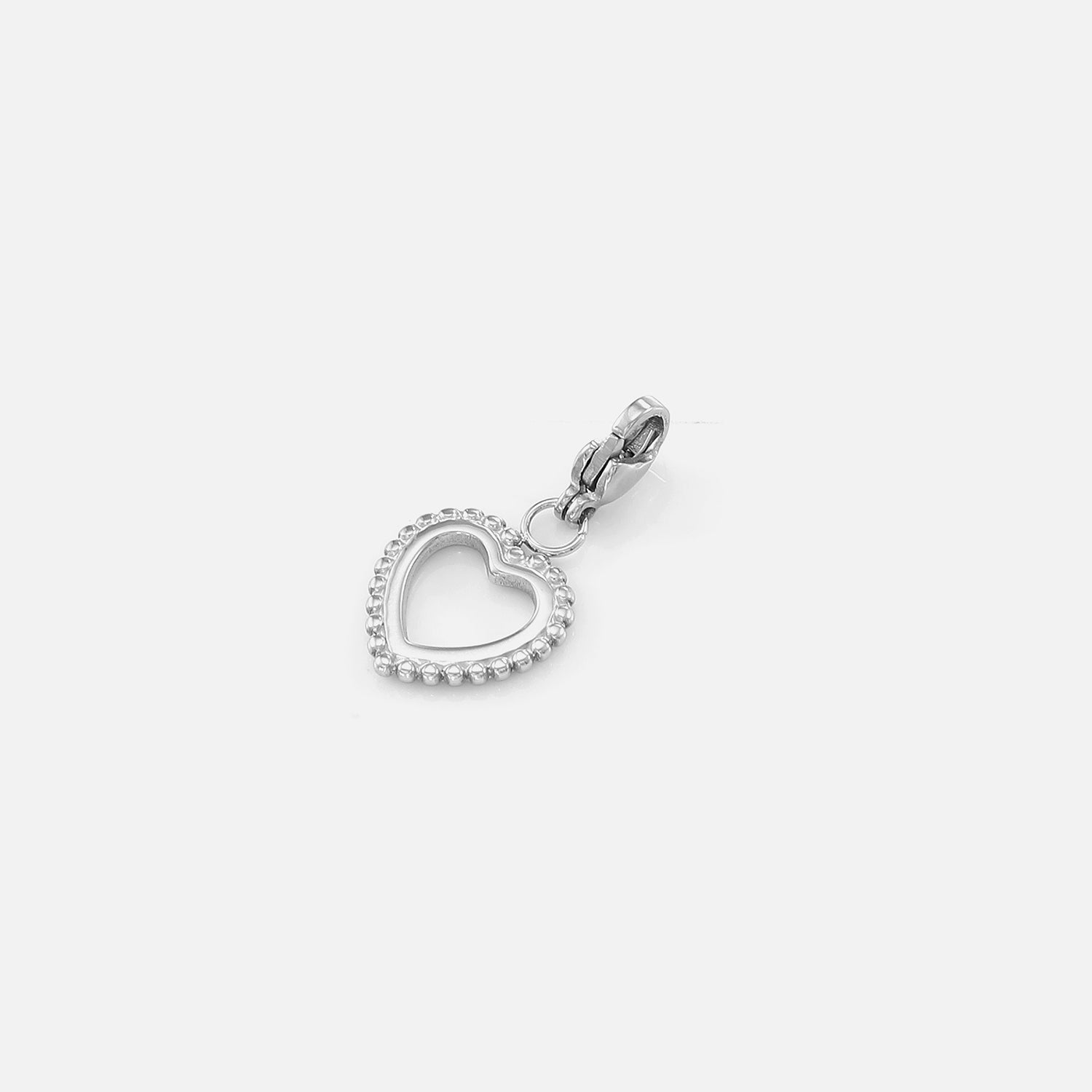 DYO ribbel hartje zilver - Desieradenconcurrent.nl