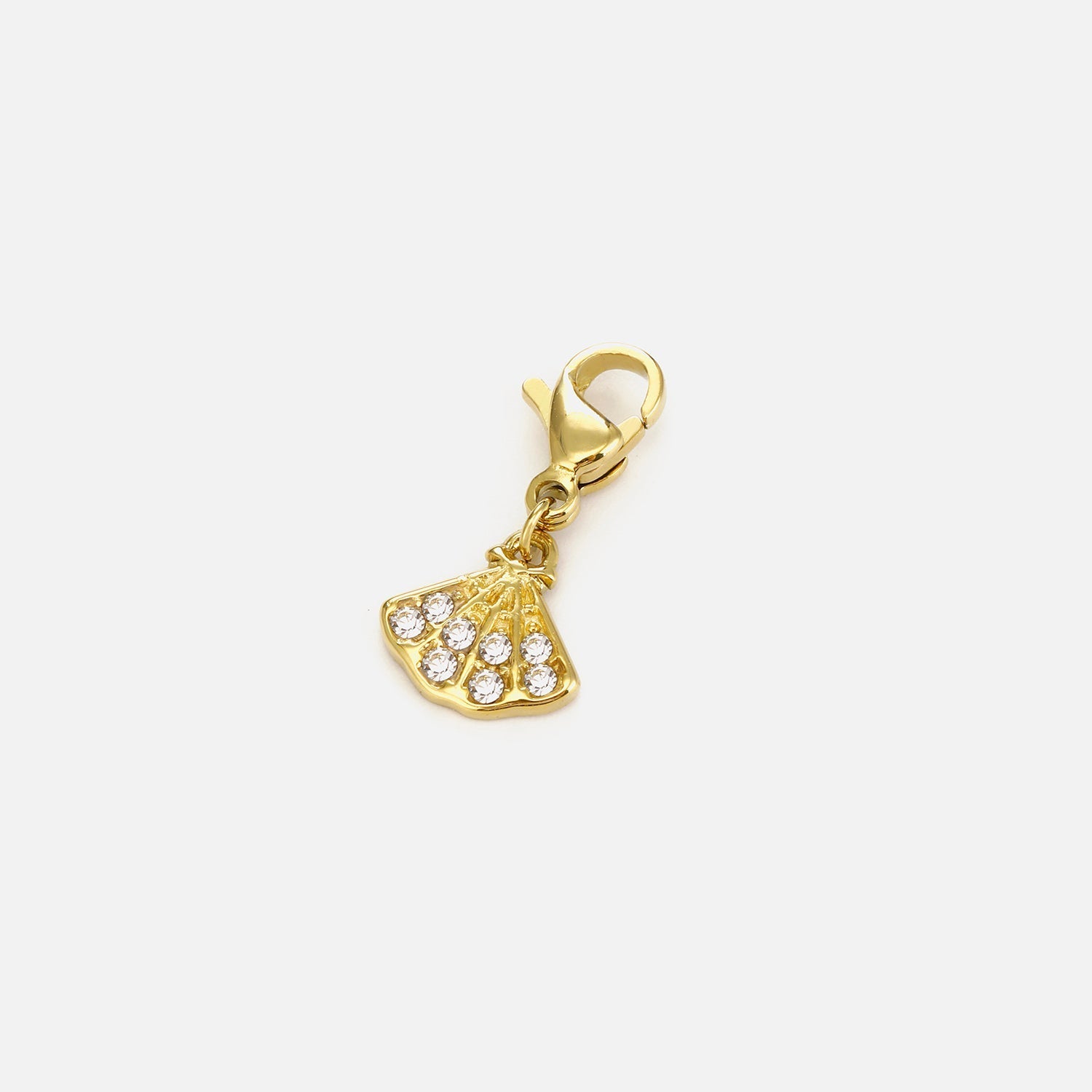 DYO Schelp met steentjes goud - Desieradenconcurrent.nl