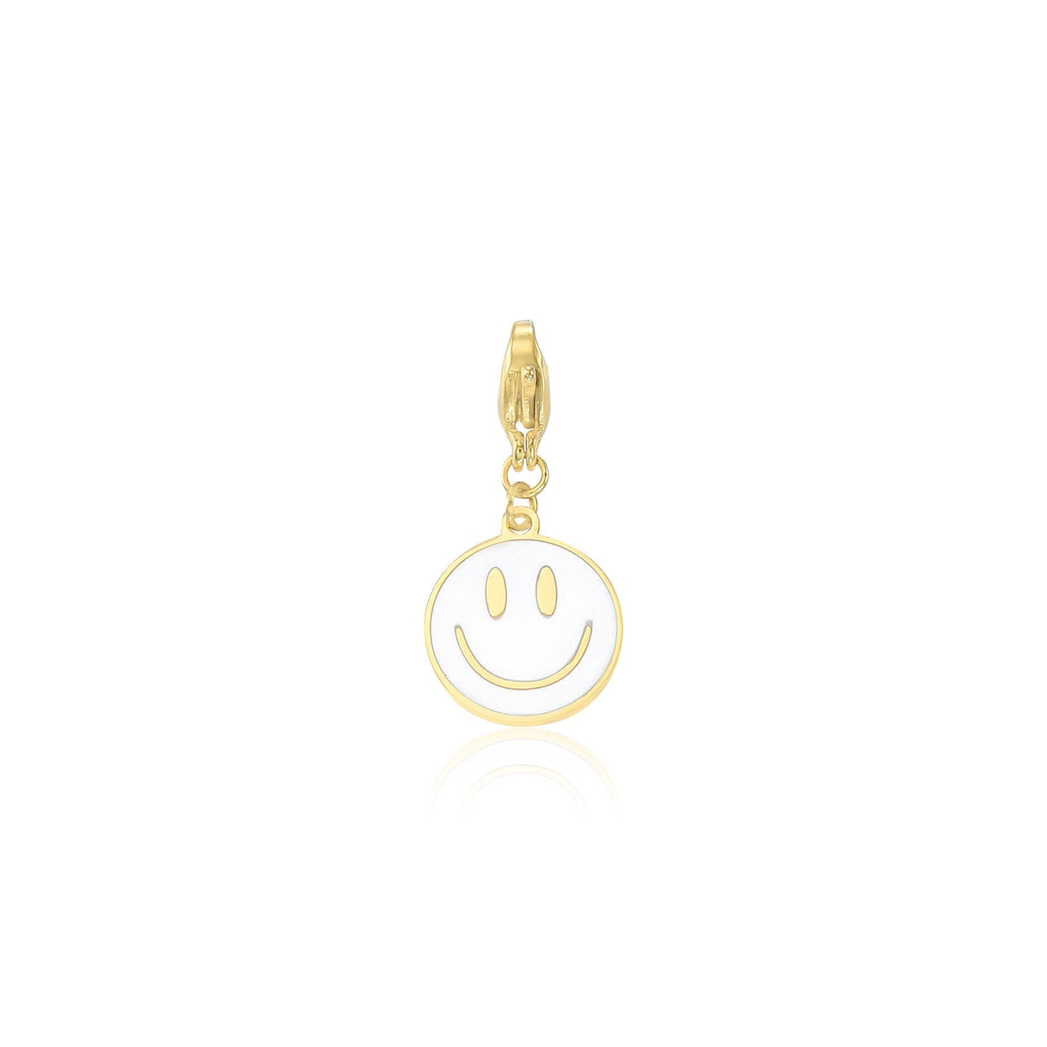 DYO smiley groot goud - Desieradenconcurrent.nl