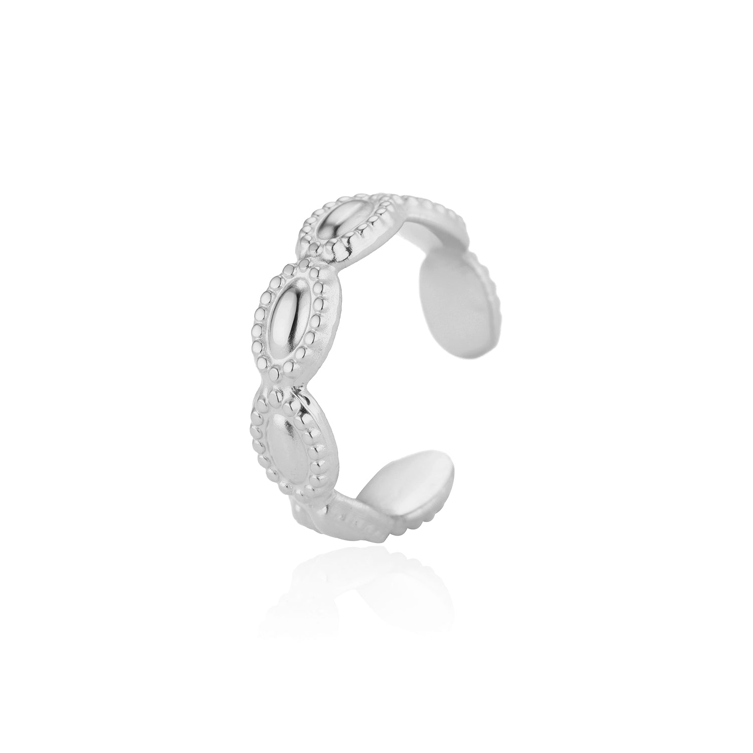 Ear cuff boho circkel zilver - Desieradenconcurrent.nl
