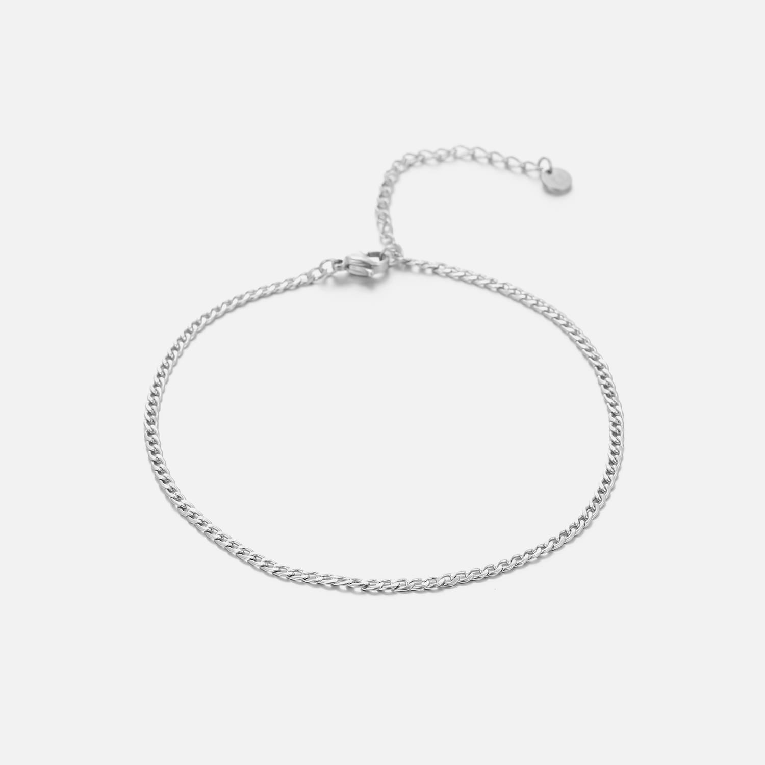 Enkelband cuban 2mm zilver - Desieradenconcurrent.nl