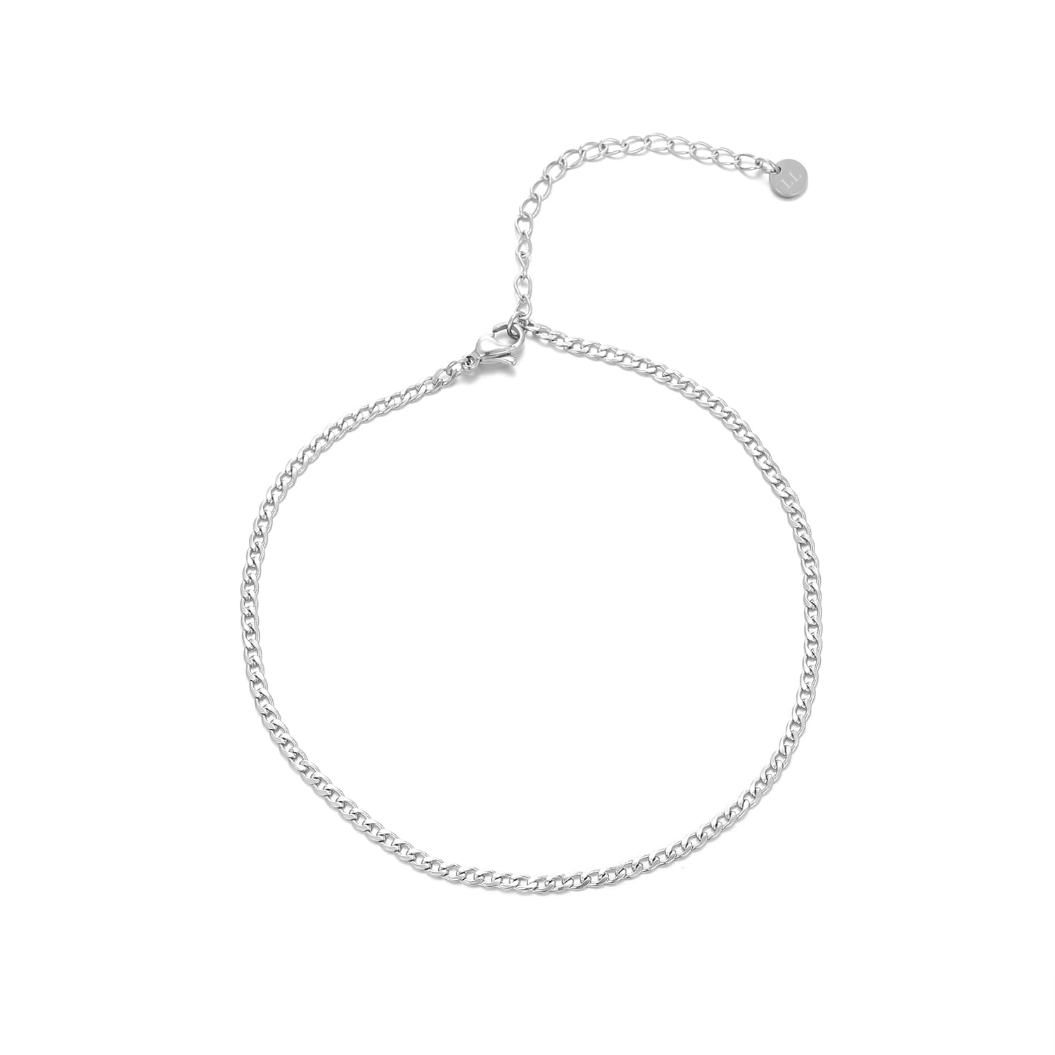 Enkelband cuban 2mm zilver - Desieradenconcurrent.nl