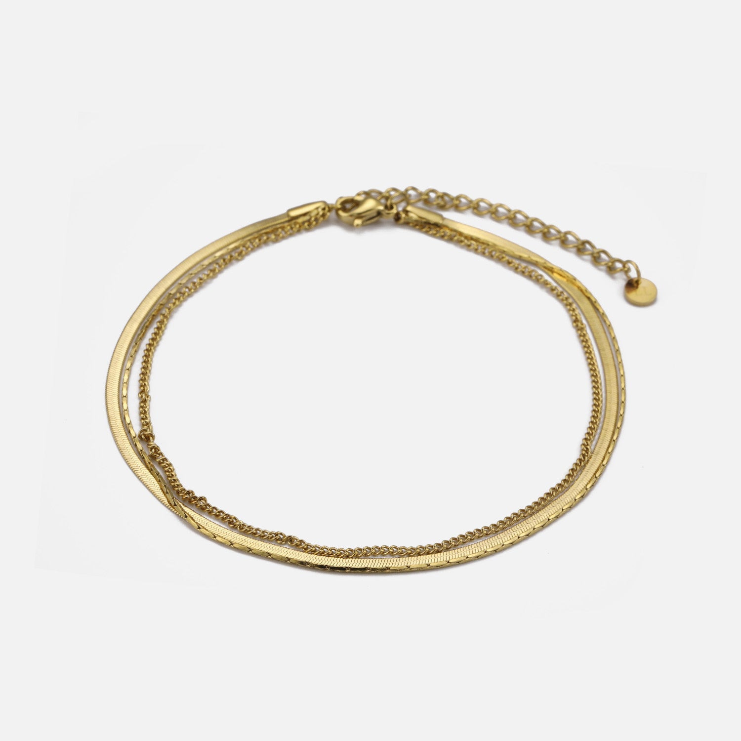 Layered Bangle Anklet