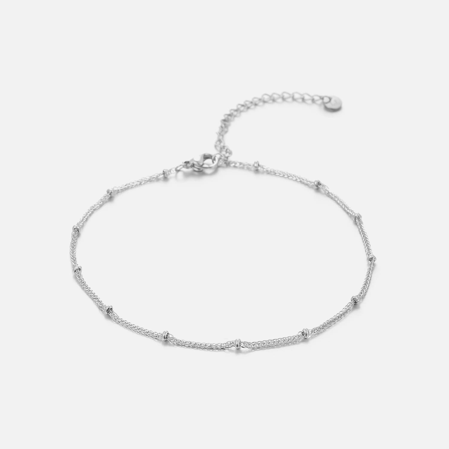 Enkelband fancy bolletjes zilver - Desieradenconcurrent.nl