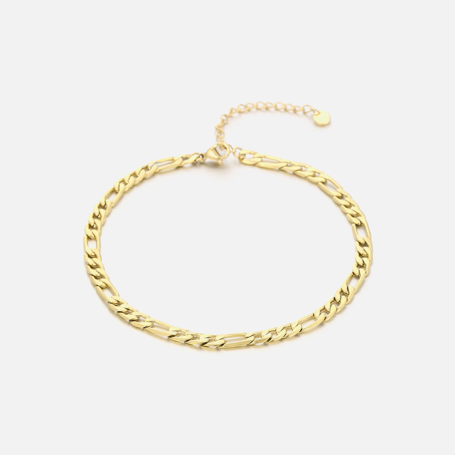 Enkelband figaro fancy goud - Desieradenconcurrent.nl